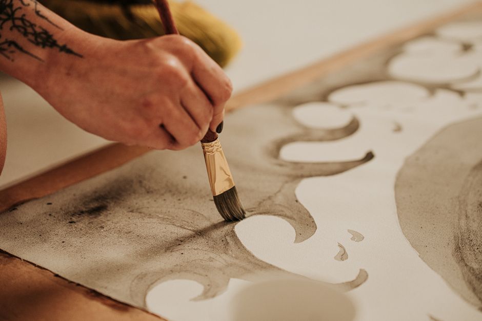 Absorbing activity is calming while you are doing it