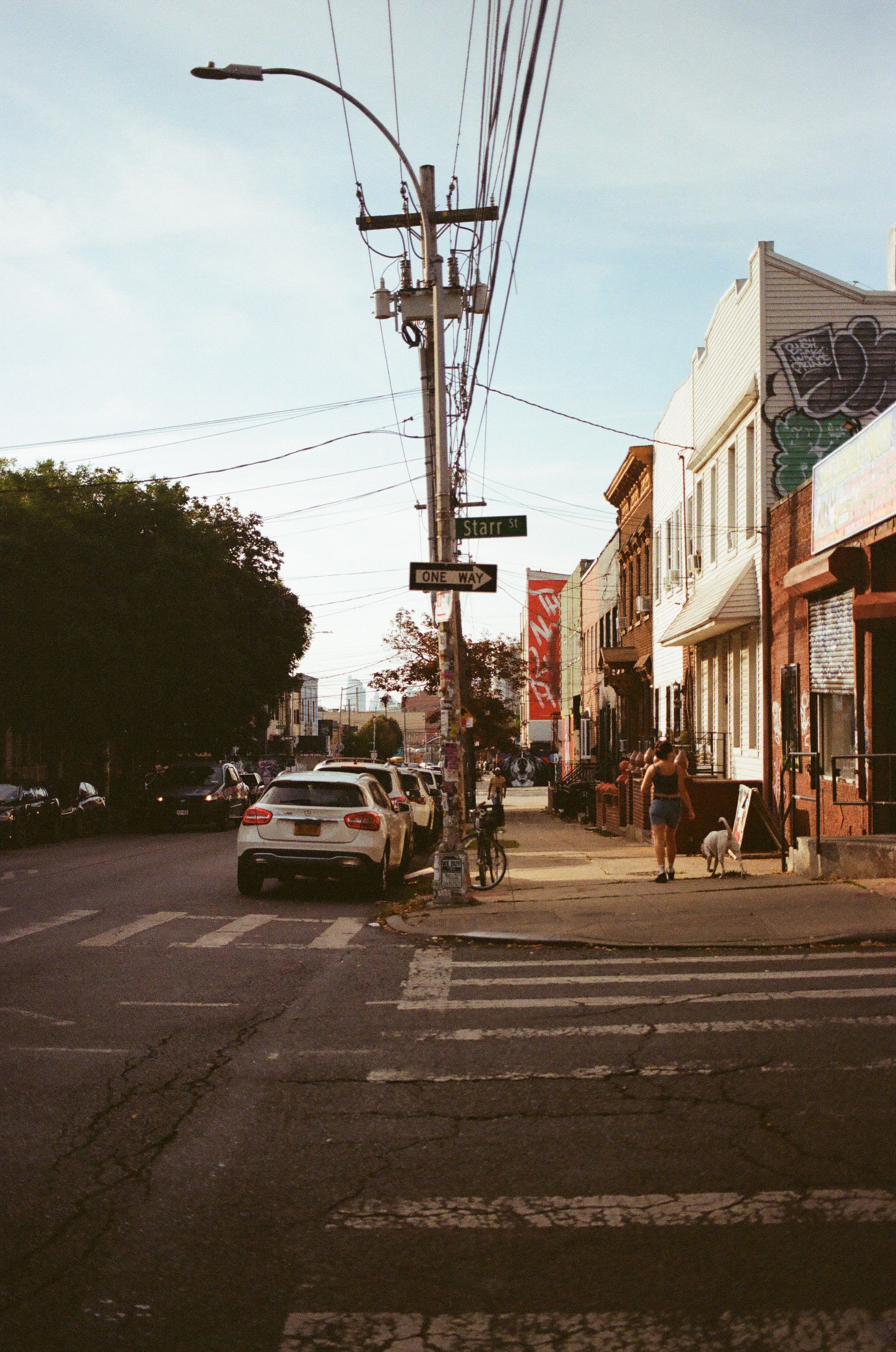 Charming urban street with vintage vibe captured during the day in a neighborhood setting.