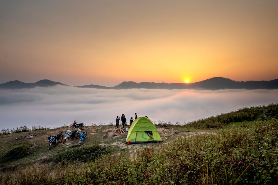 adventure bike camping