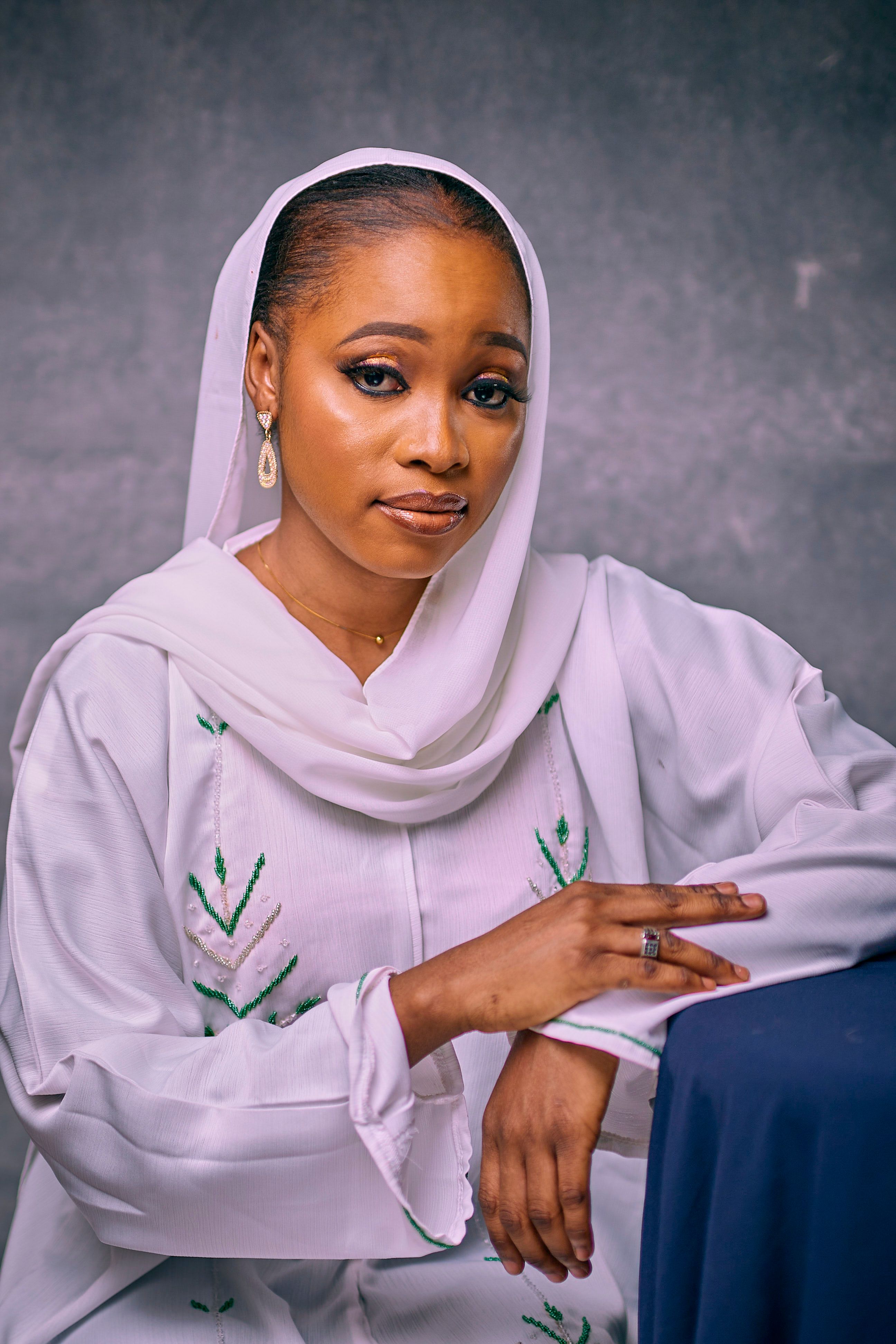 Elegant Portrait of a Woman in Traditional Attire · Free Stock Photo