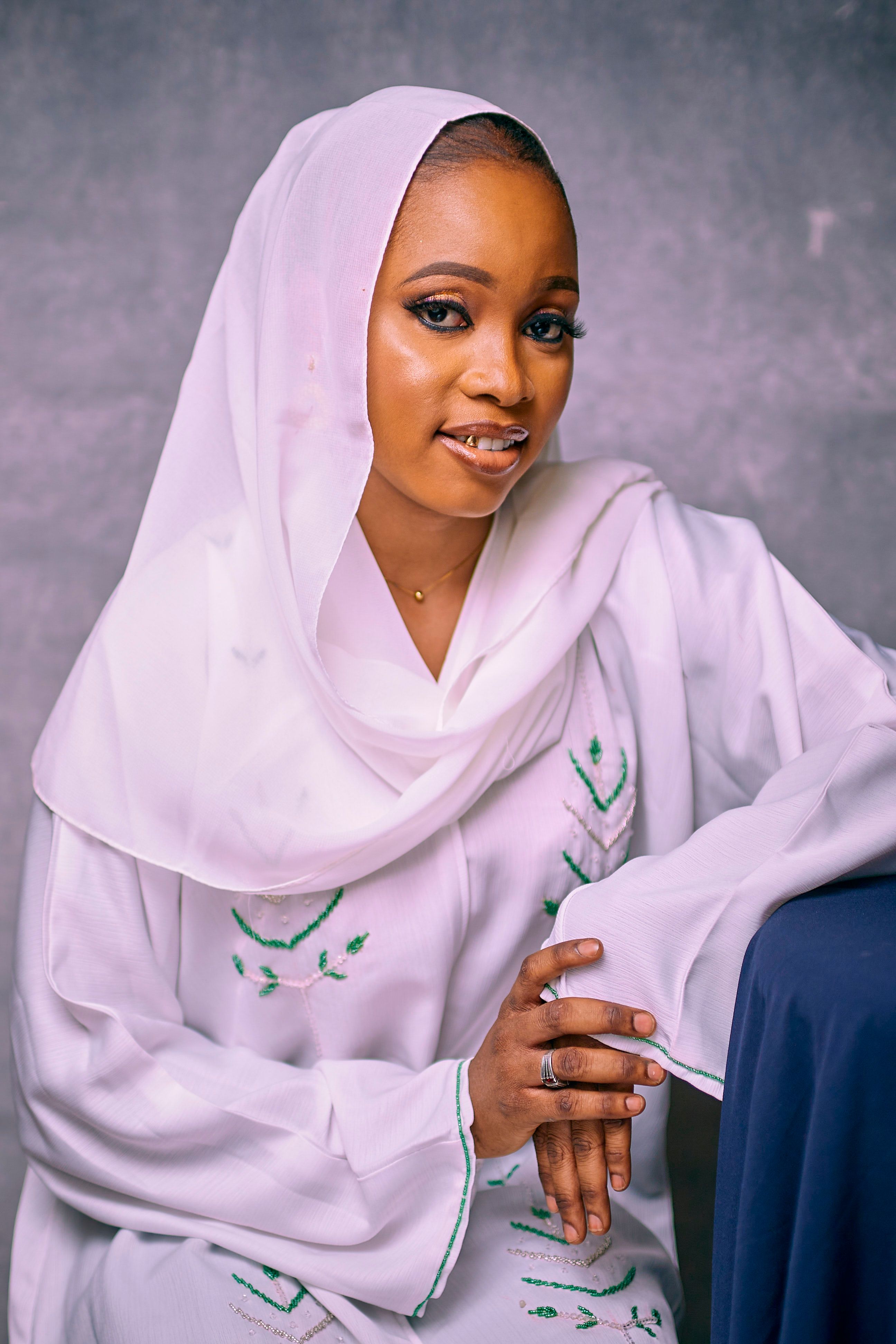 Elegant Portrait of a Woman in Traditional Attire · Free Stock Photo