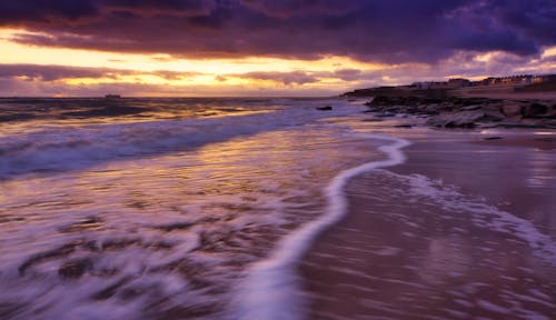 Photo of Waves on Seashore