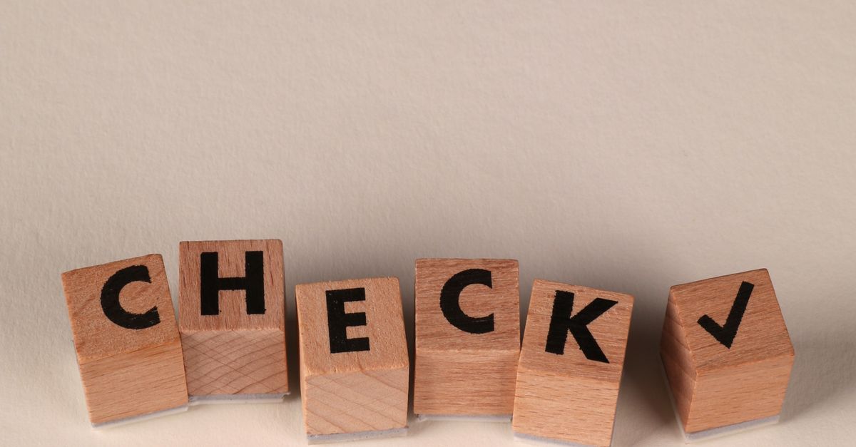 Check Blocks Background Wooden Blocks Forming the Word 'CHECK' with Check Mark · Free Stock Photo
