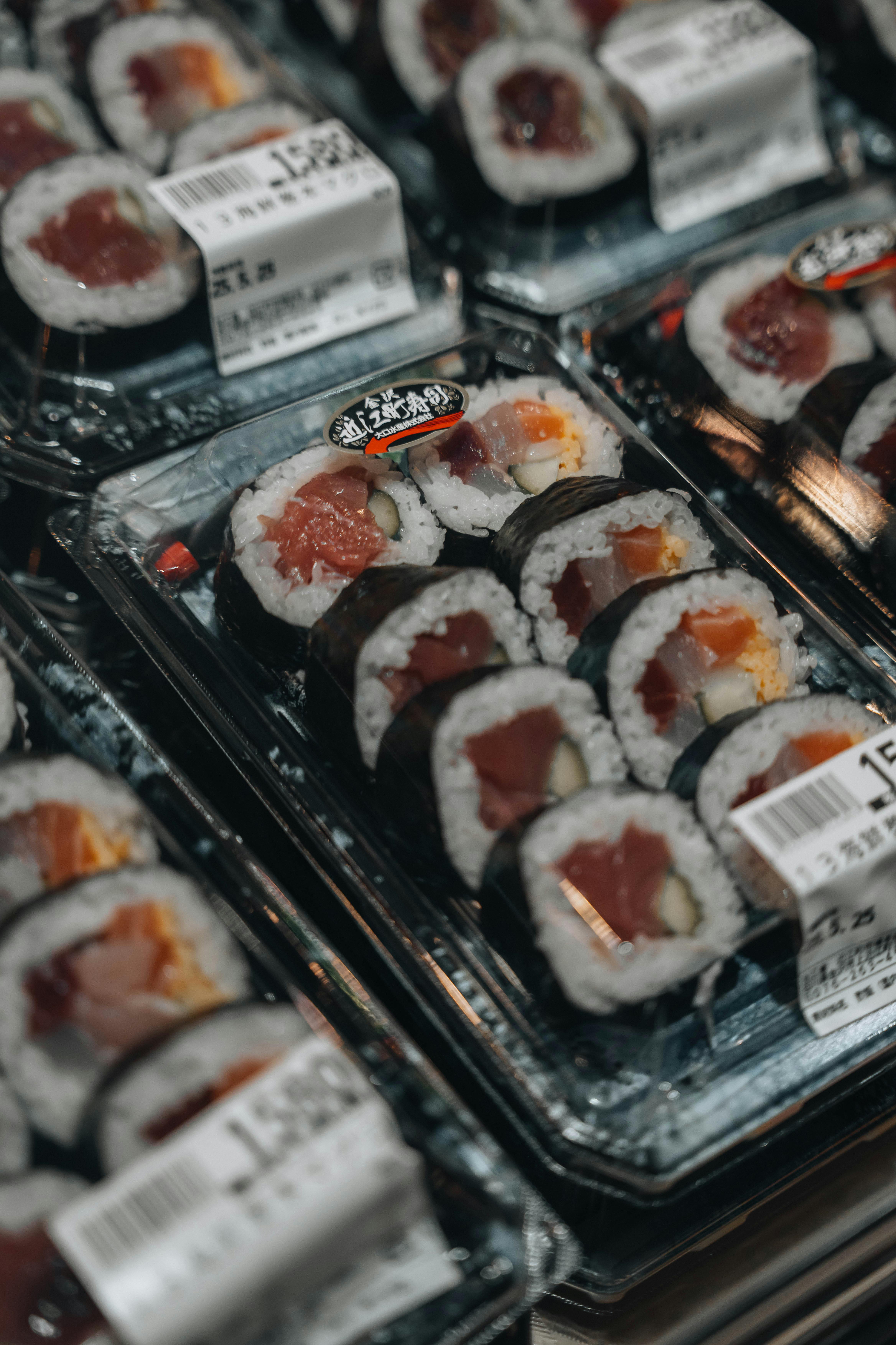 Sushi from low-turnover stores