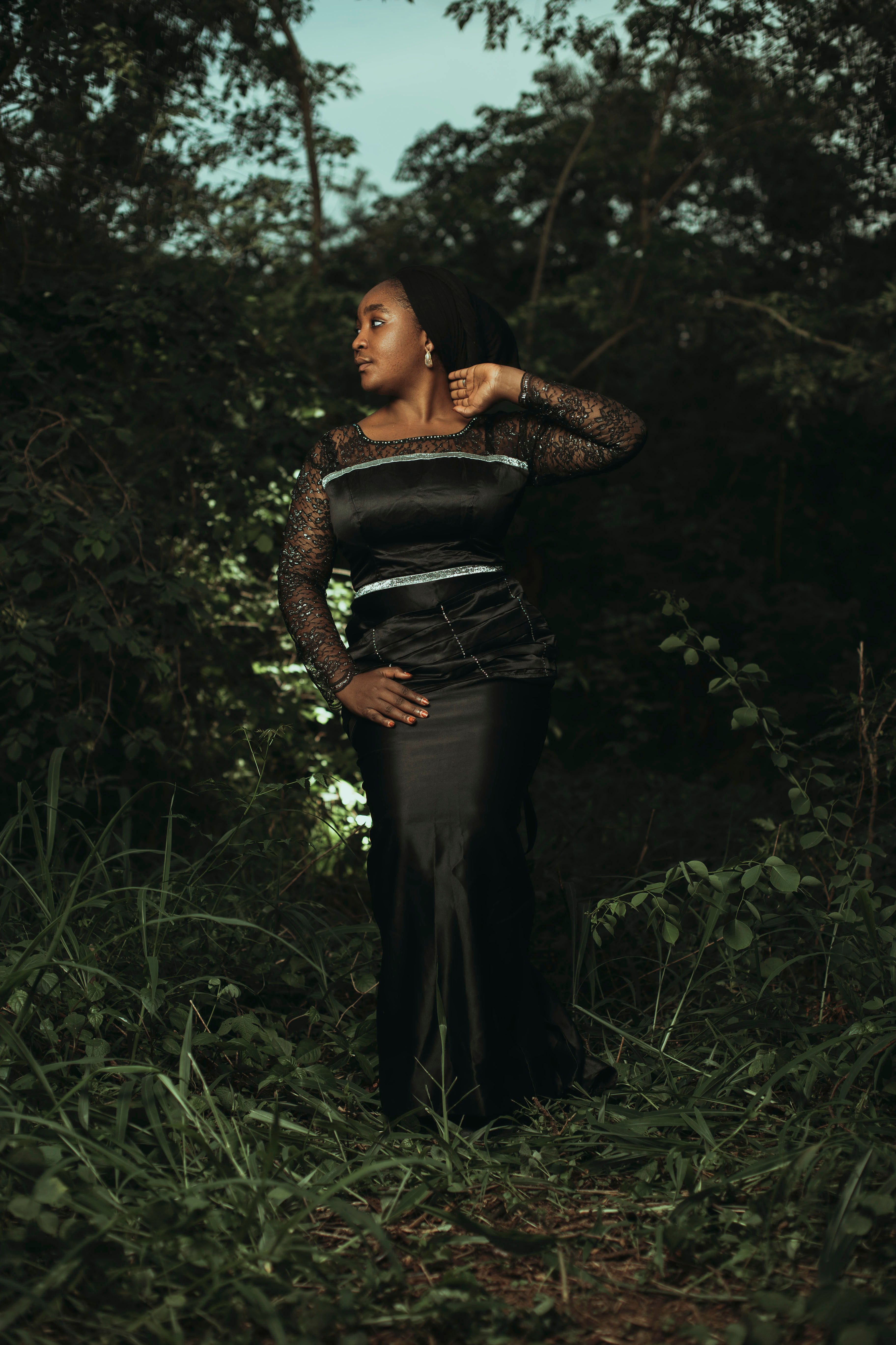Robe de soirée noire