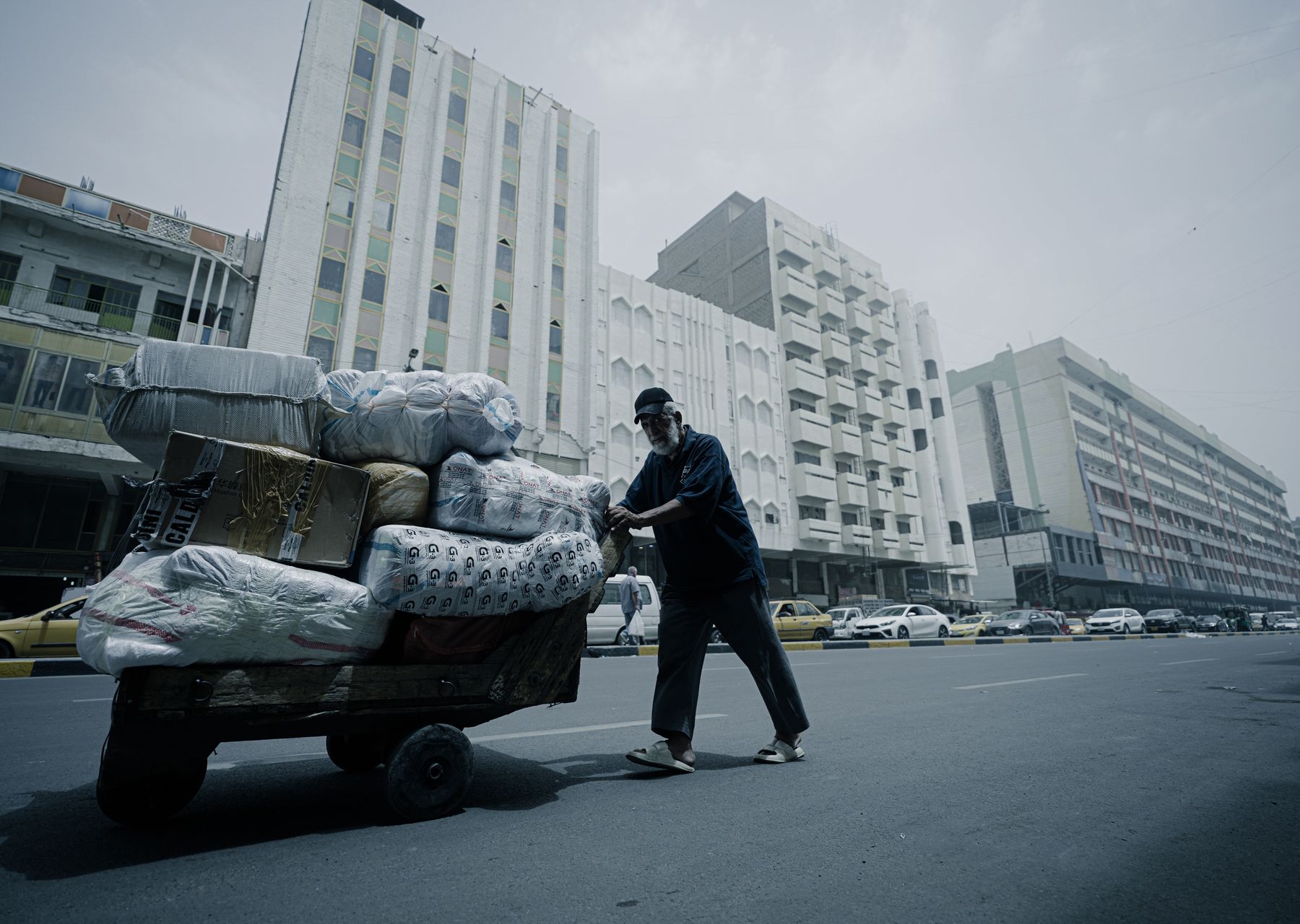 Furniture wrapped and protected for removals and storage in Cheapside