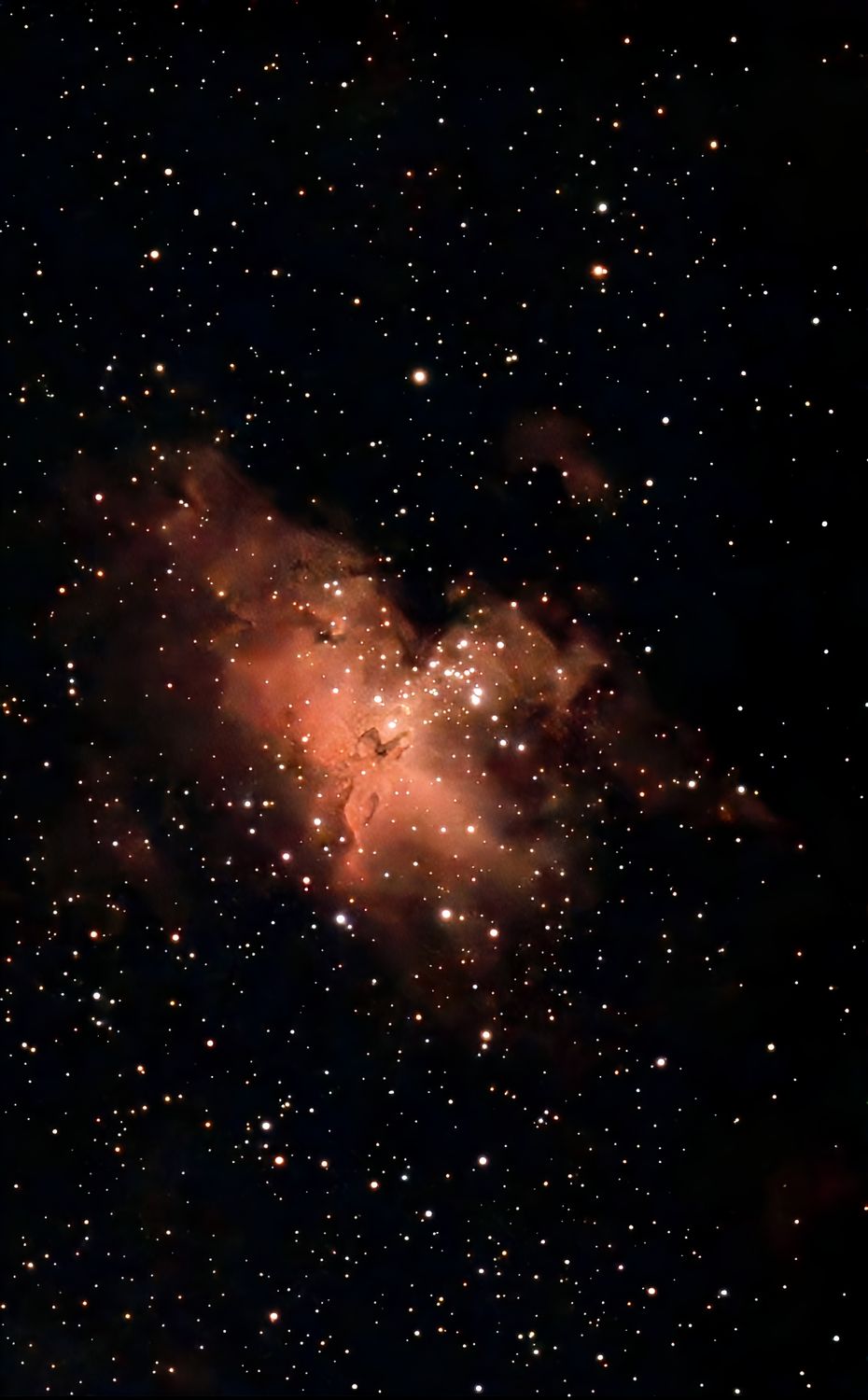 Stunning View of Emission Nebula in Deep Space · Free Stock Photo