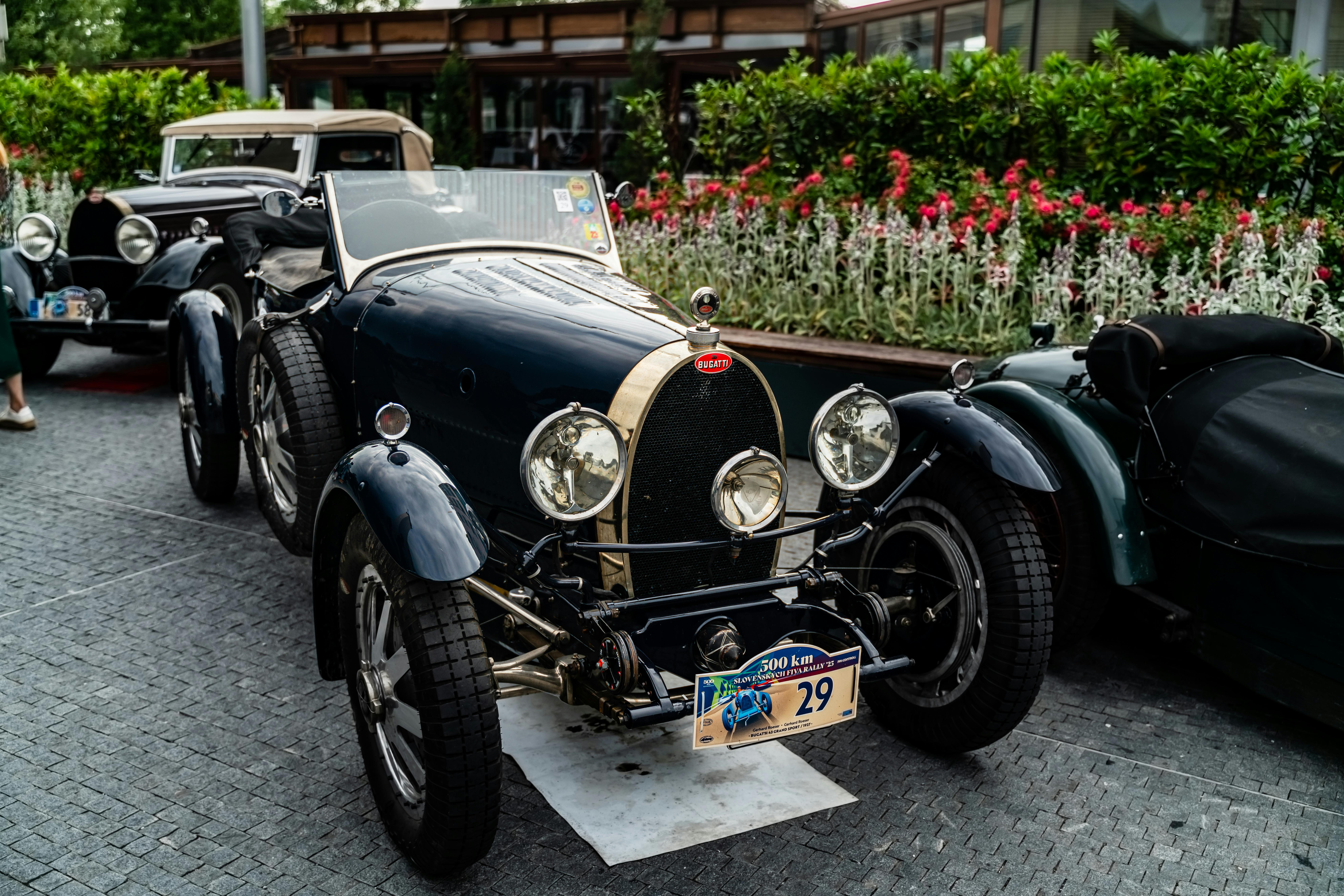 Bugatti Type 57SC Atlantic Vintage Car On Display