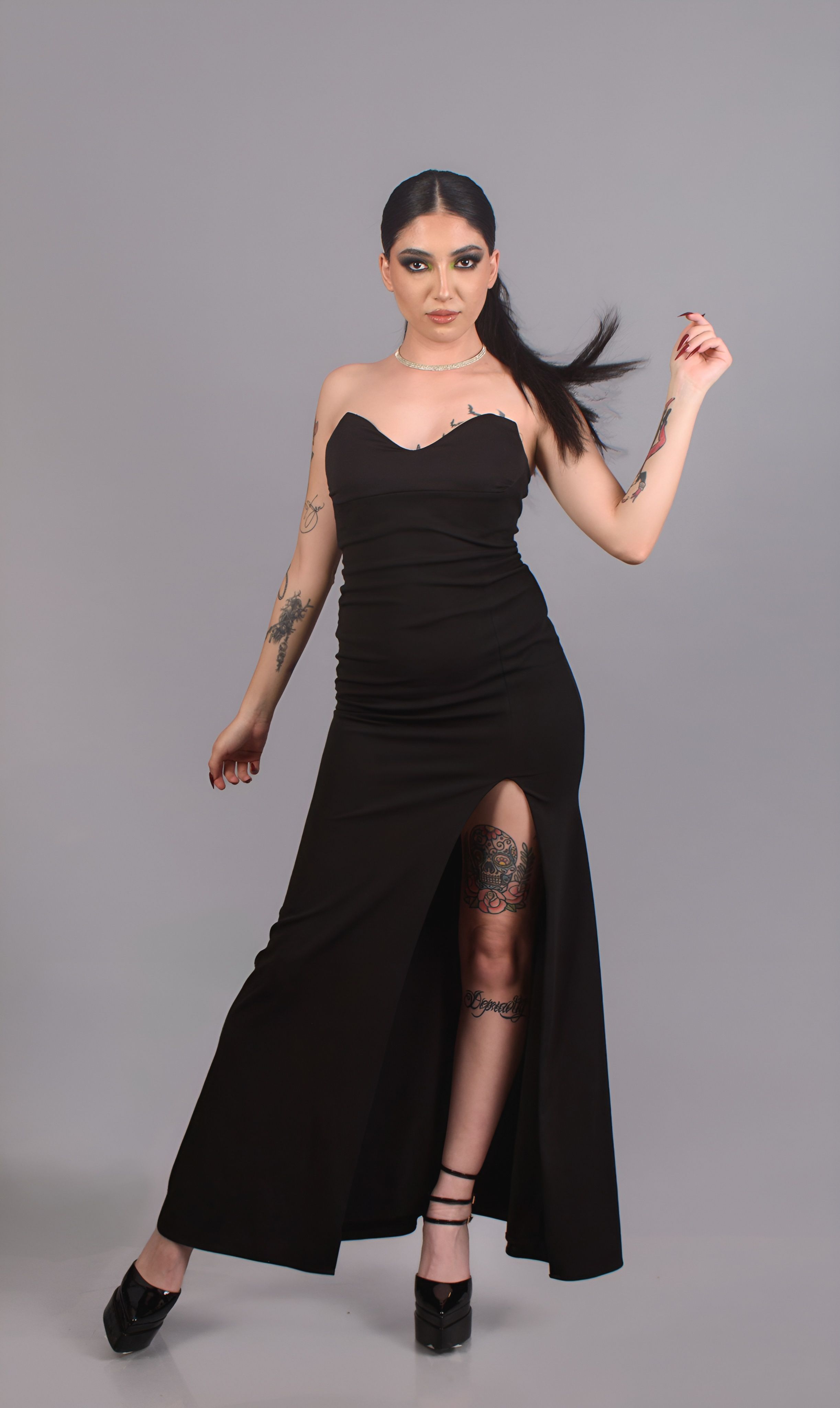 semi formal dress for petite women Short Sleeve Short Sequin Semi-Formal Dress 8960 Royal / XSmall main image 0