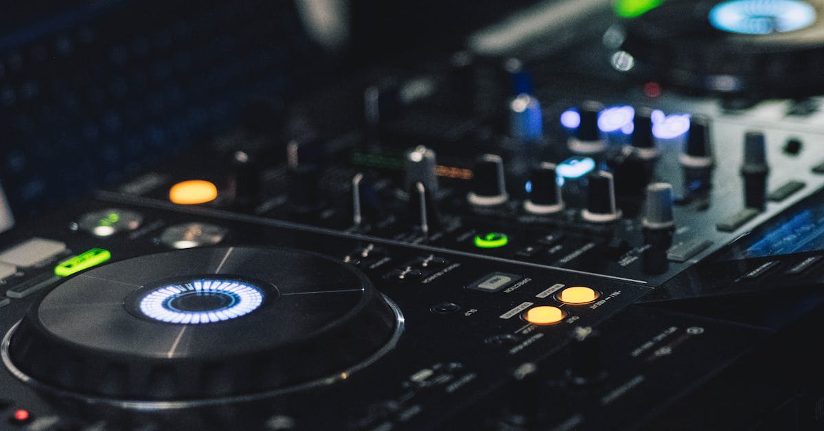 Shallow Focus Photography of Black Dj Controller