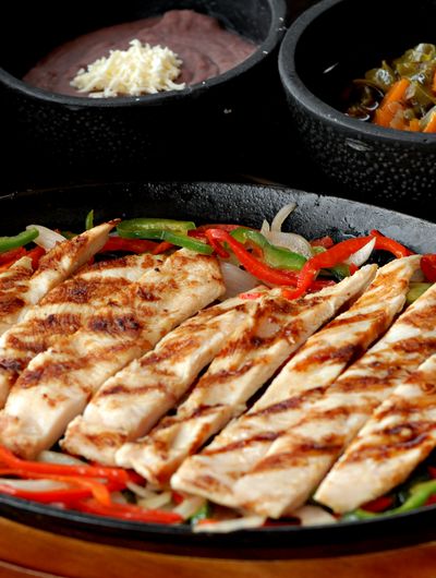 Chicken fajitas