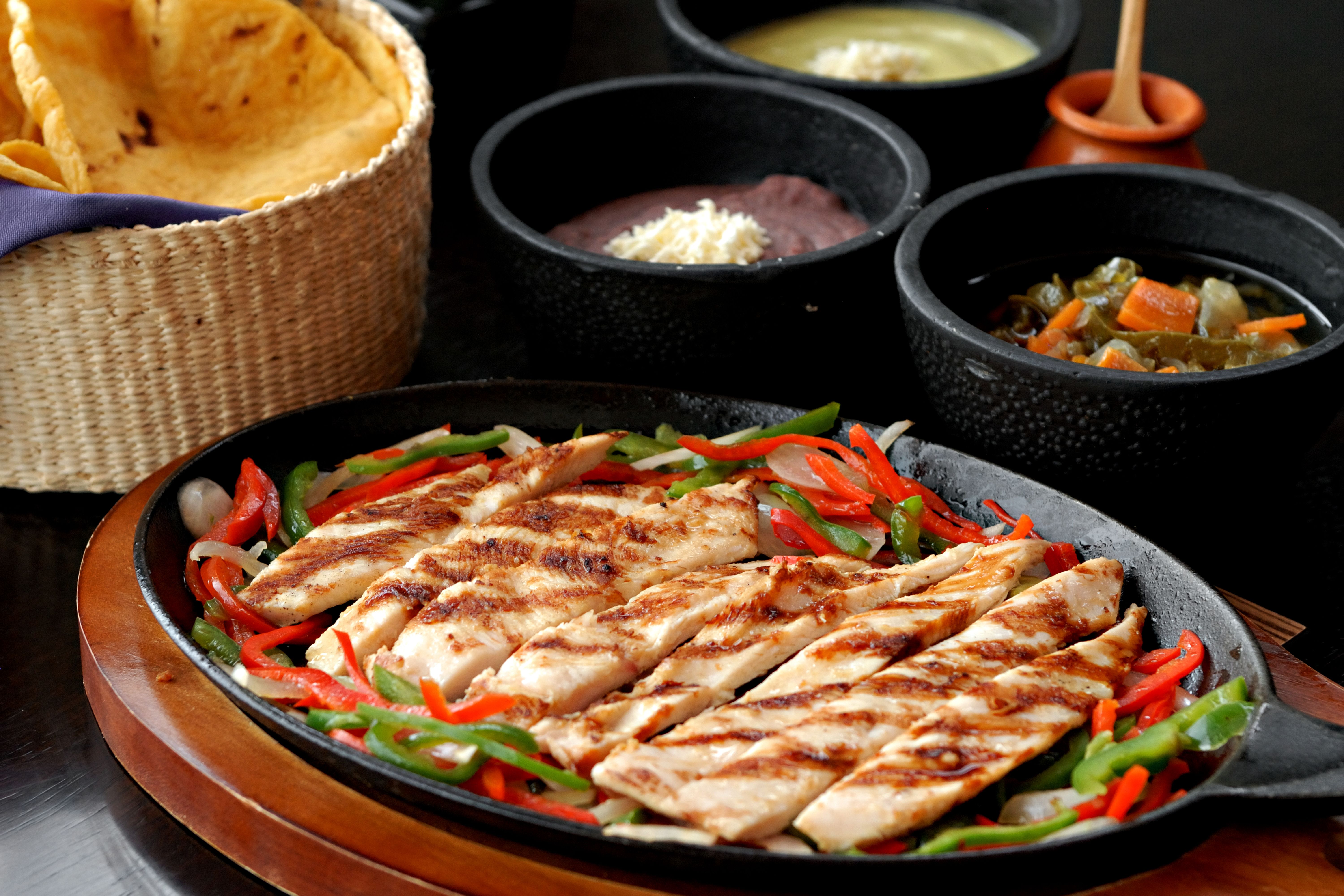 Sticky Ginger Fajitas