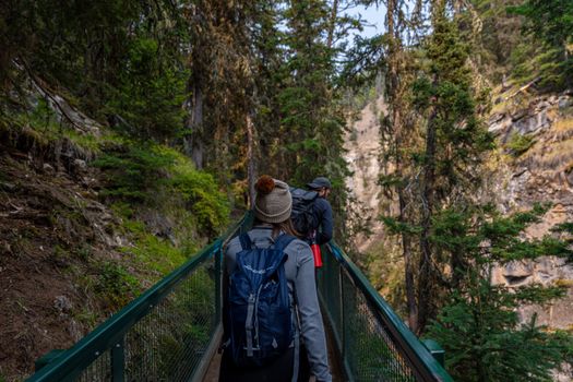 Johnston Canyon ice walk (winter) — Banff