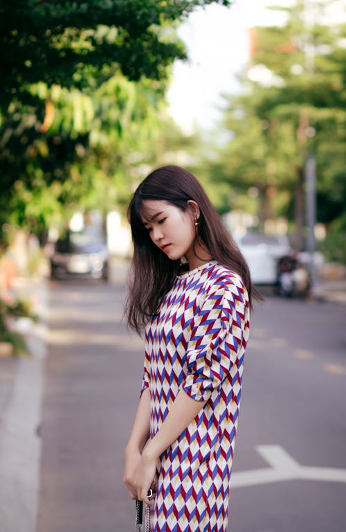 Woman Crossing the Street