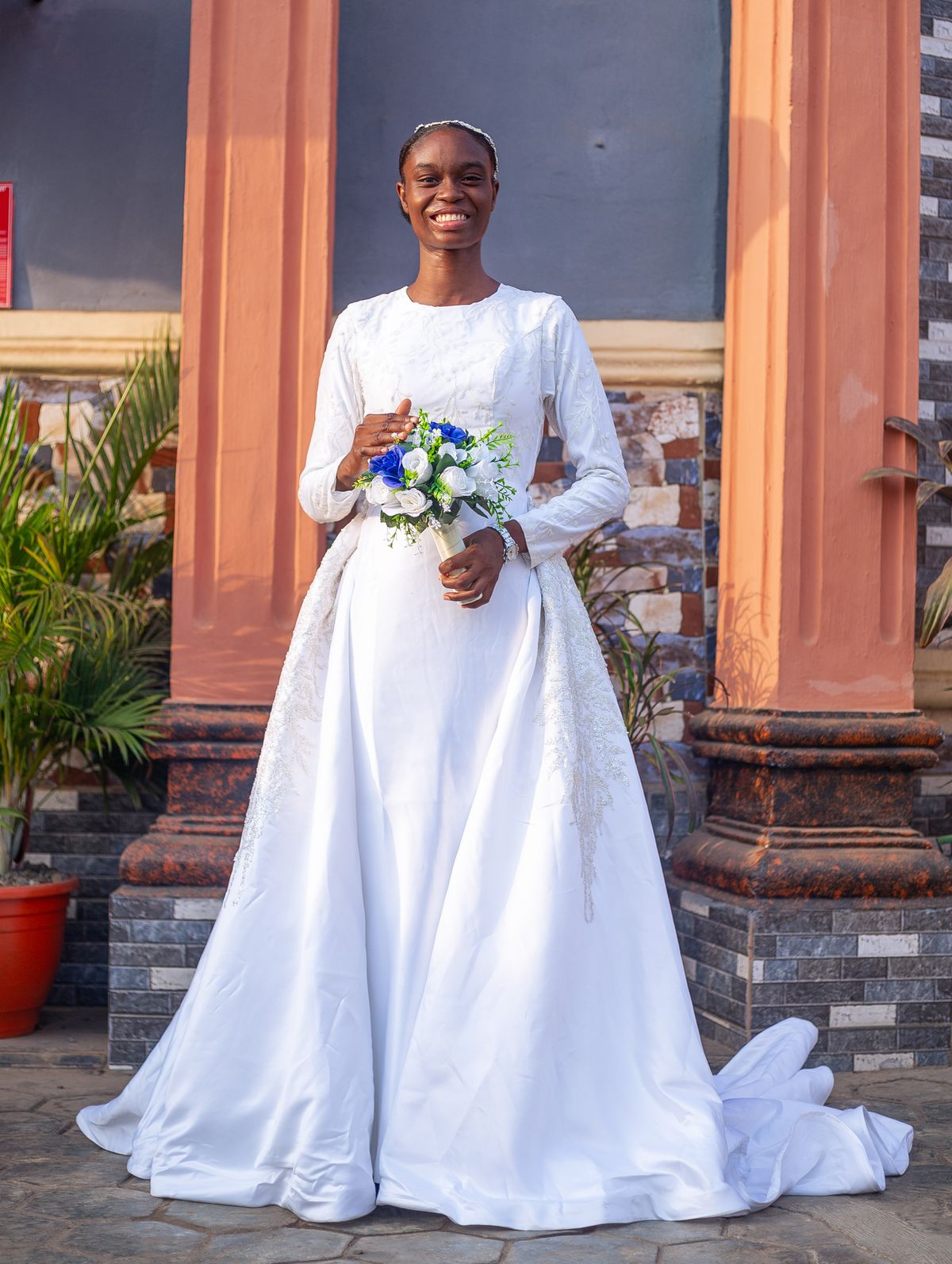 Vestido de noiva Rane, estilo princesa