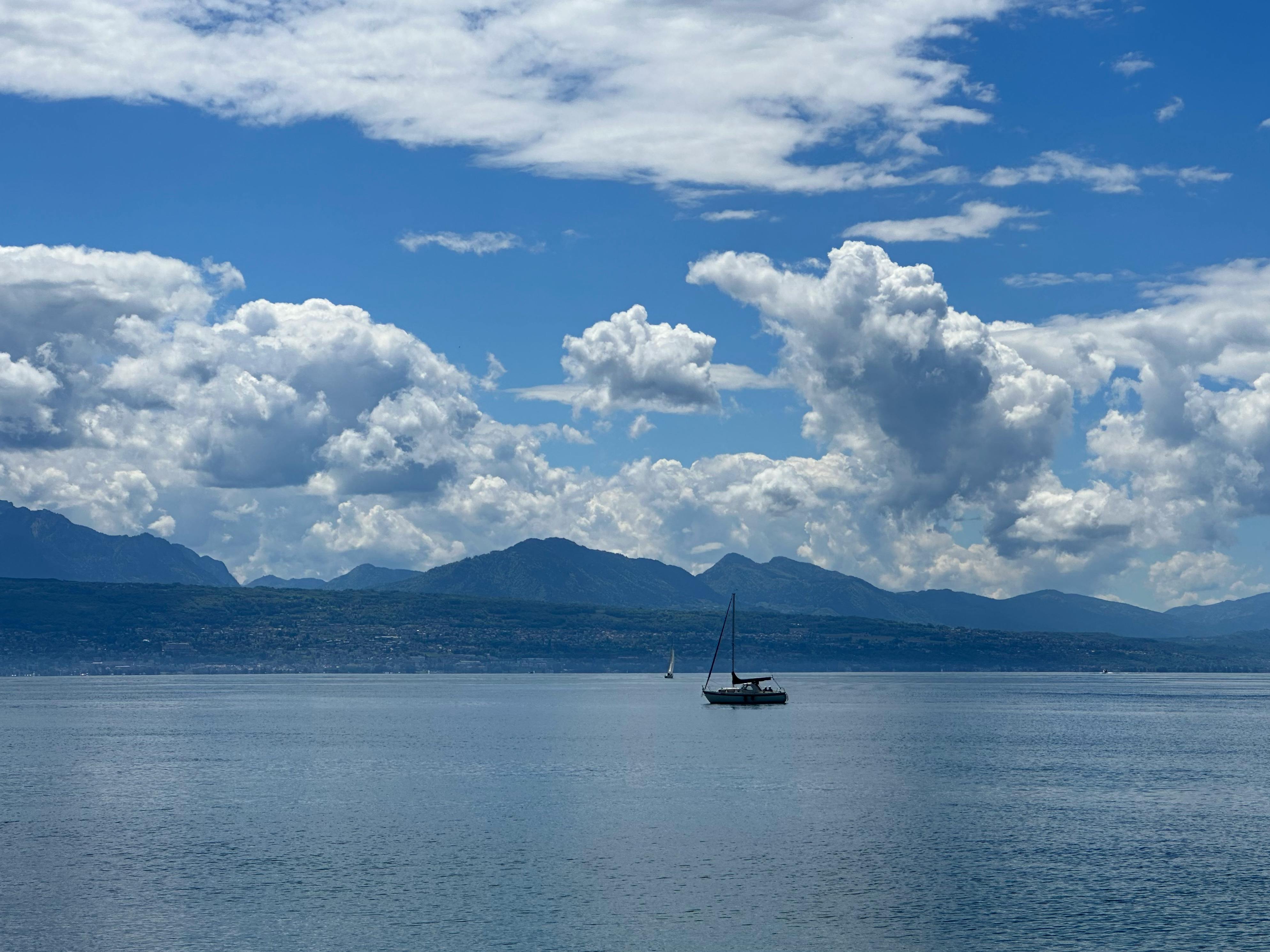 Vue de Nyon et du Lac Léman