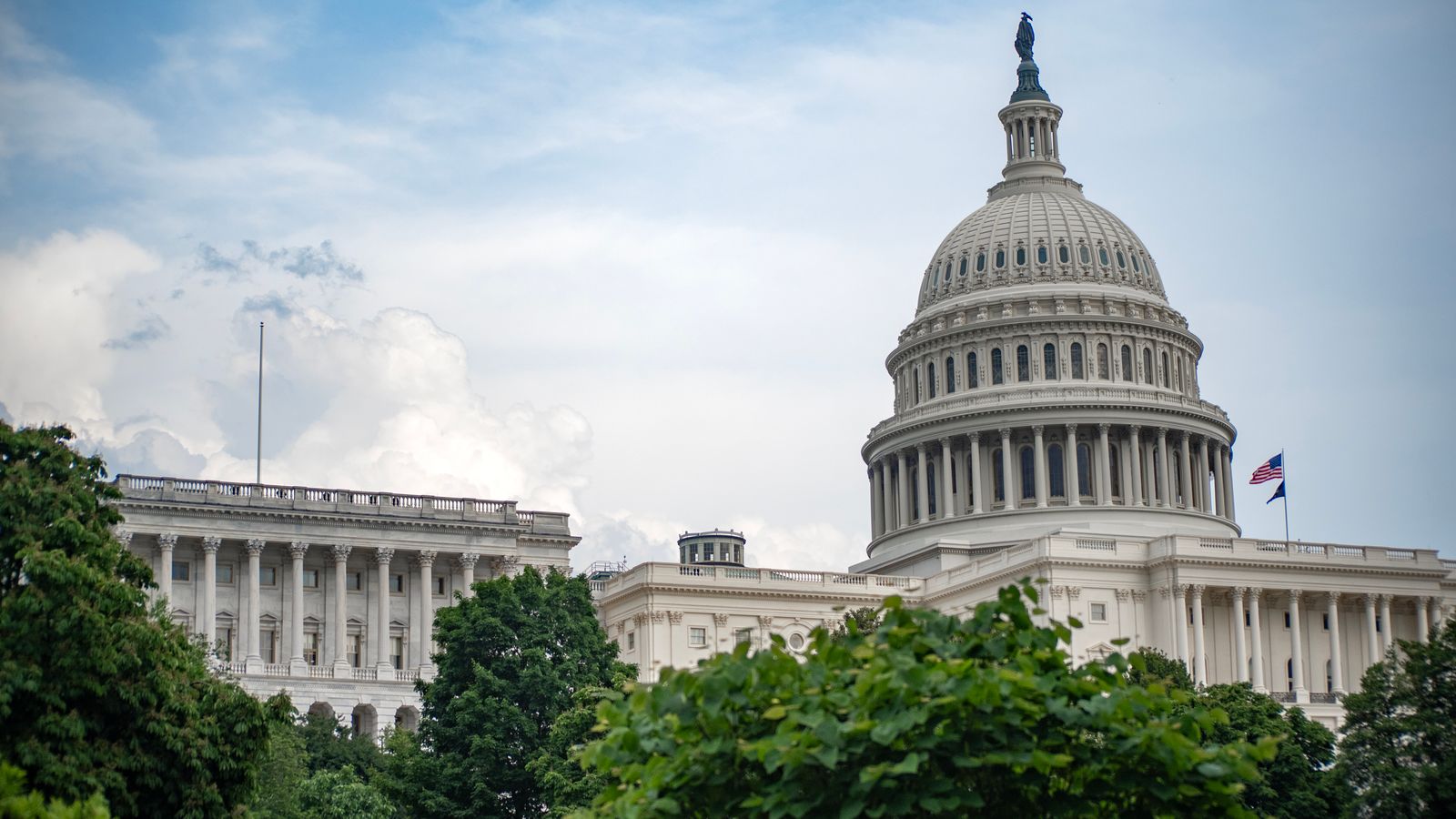 The US Capitol Building in Washington DC, an iconic symbol of the American government.