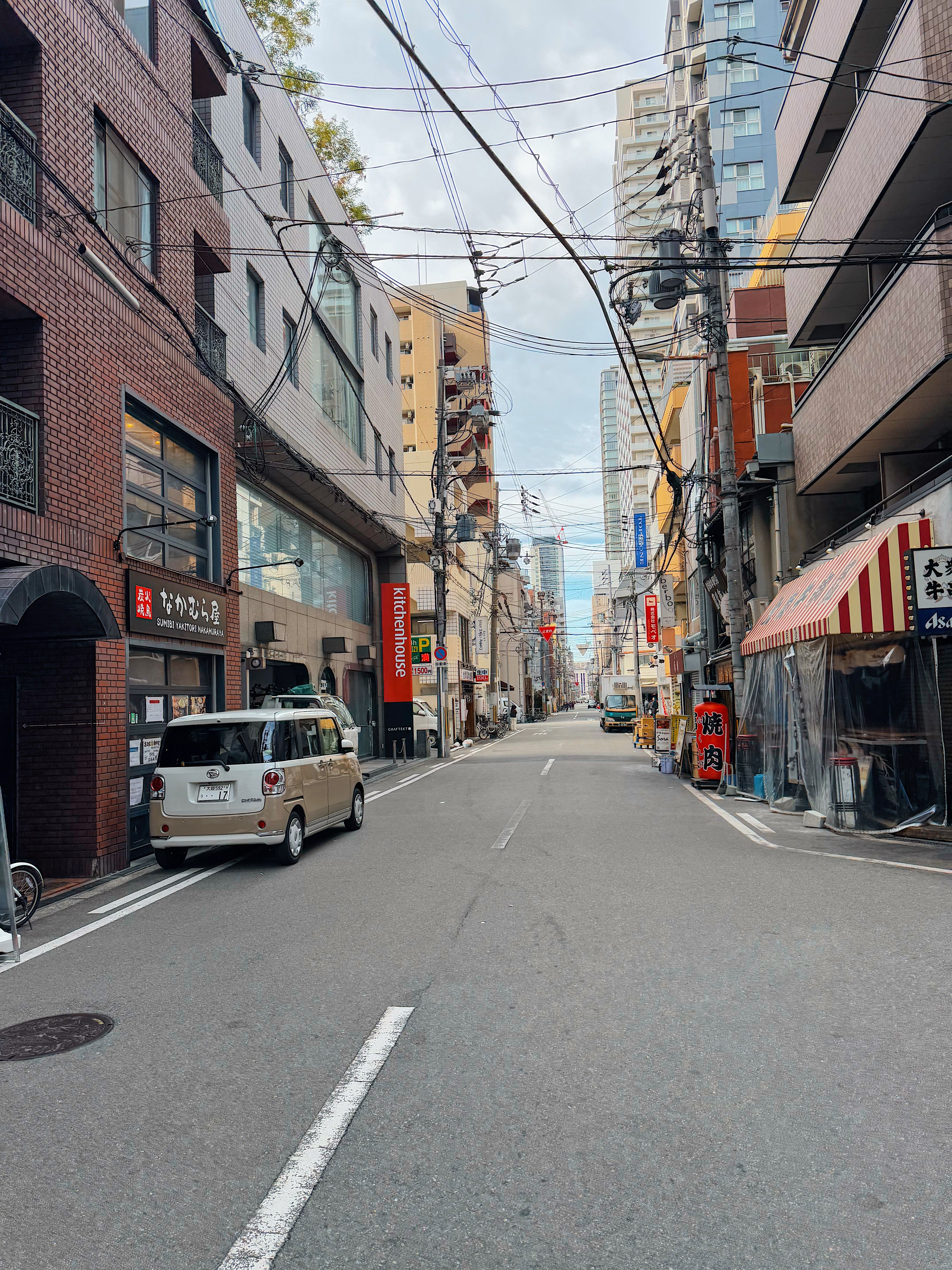 Vibrant Urban Street Scene in Japanese City · Free Stock Photo