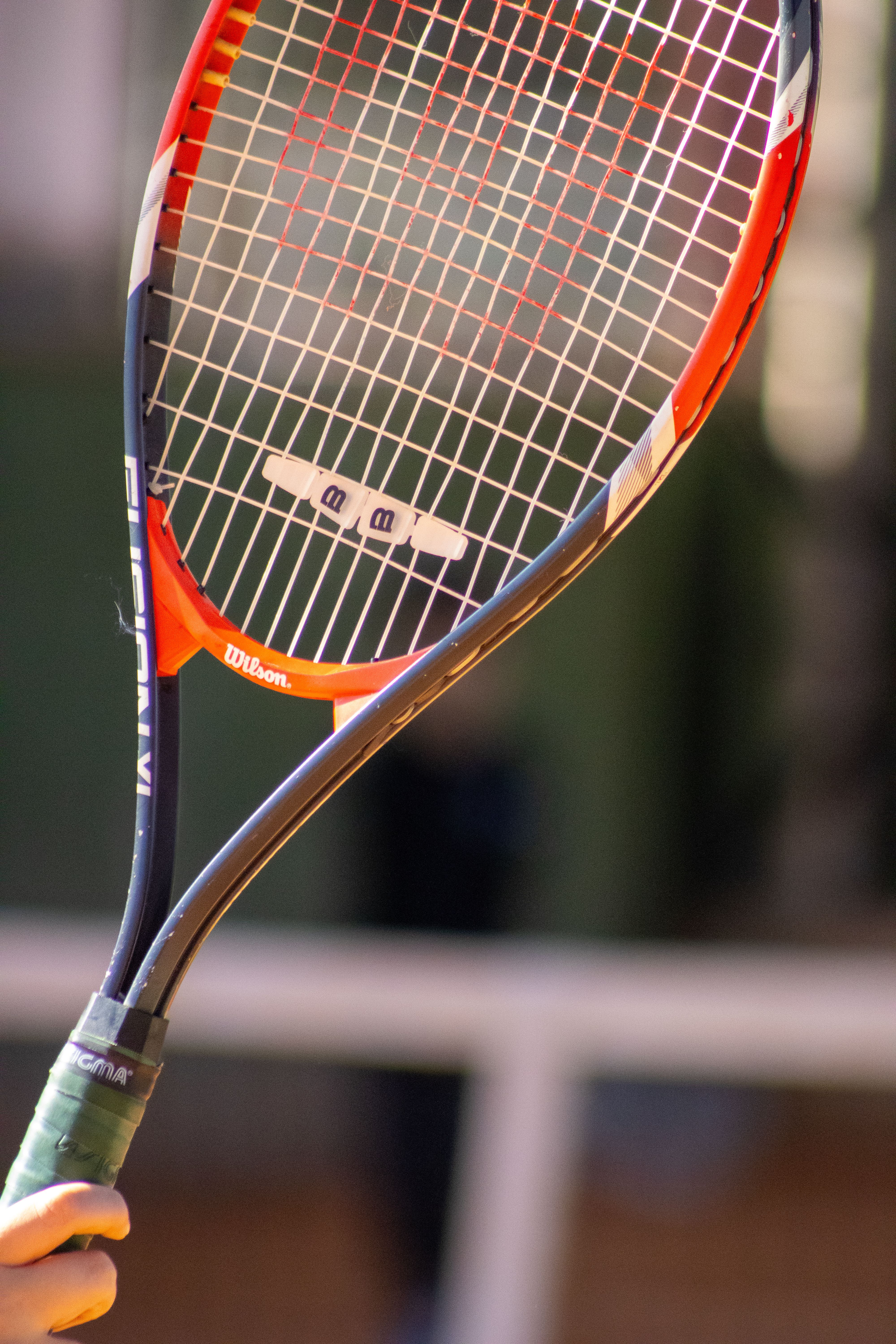 Close-up of Tennis Racket in Action · Free Stock Photo