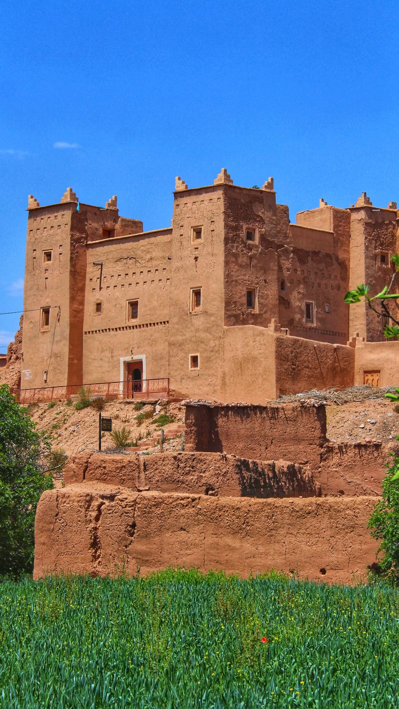 Kasbah fortress hotel Atlas Mountains
