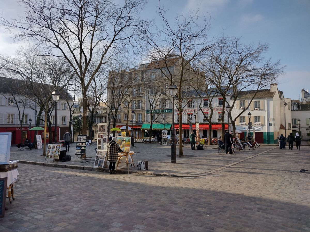 Montmartre Lanes and Place du Tertre