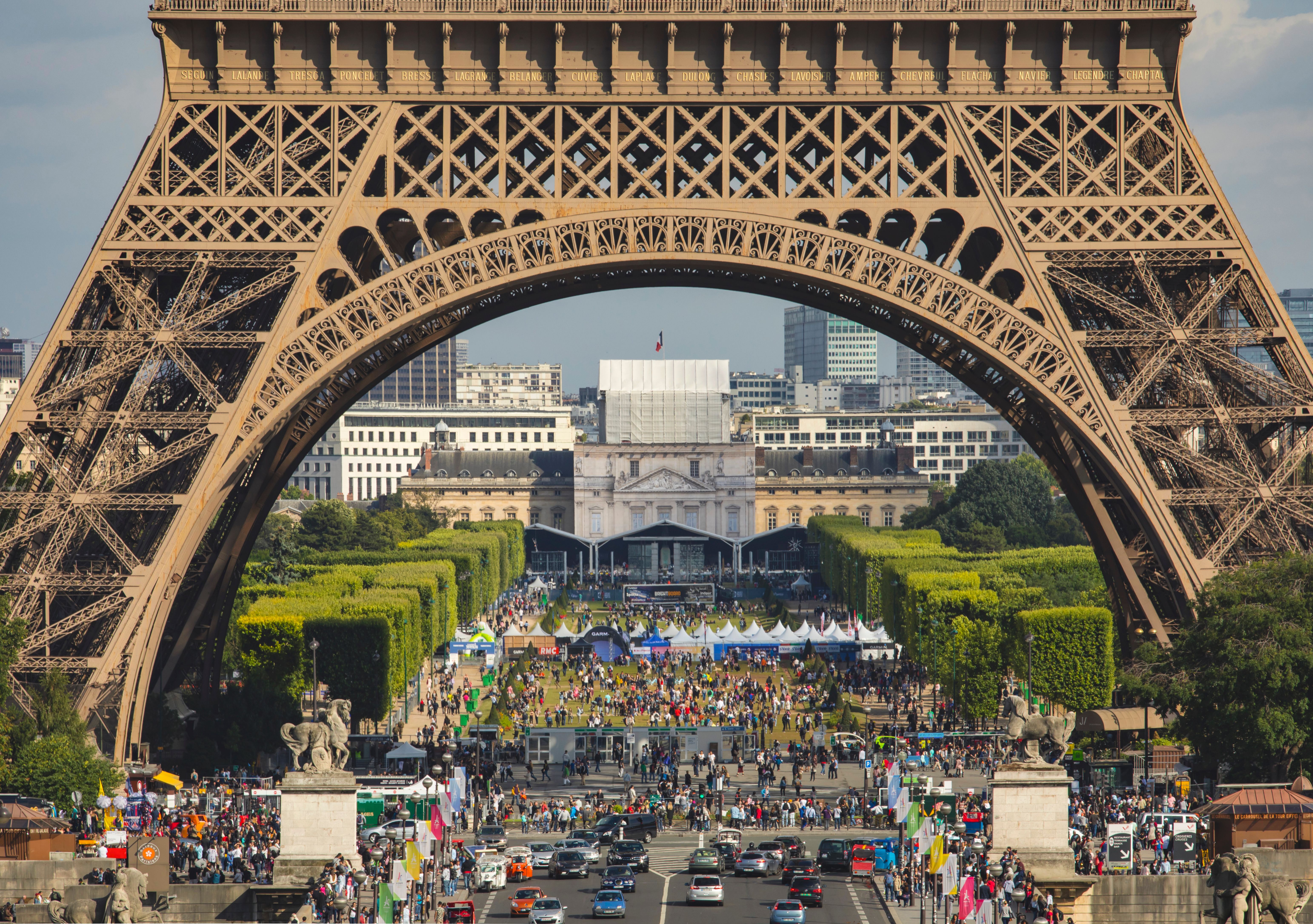 Peak season crowds at popular European attractions