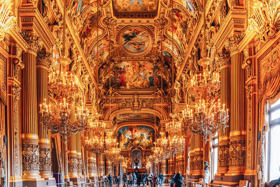 Luxurious Interior of Historic Opera Garnier · Free Stock Photo