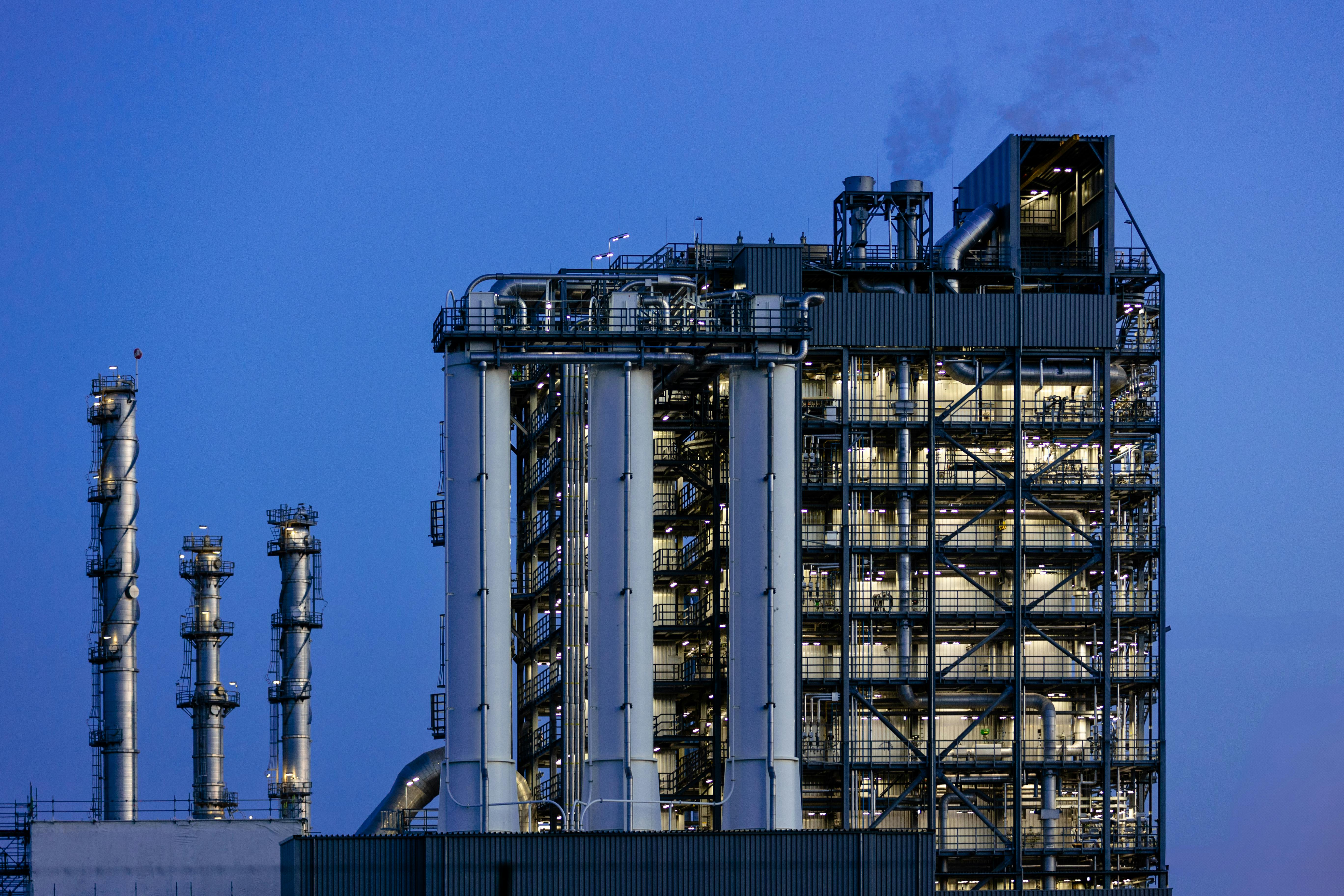 Abstract beeld van energie-infrastructuur