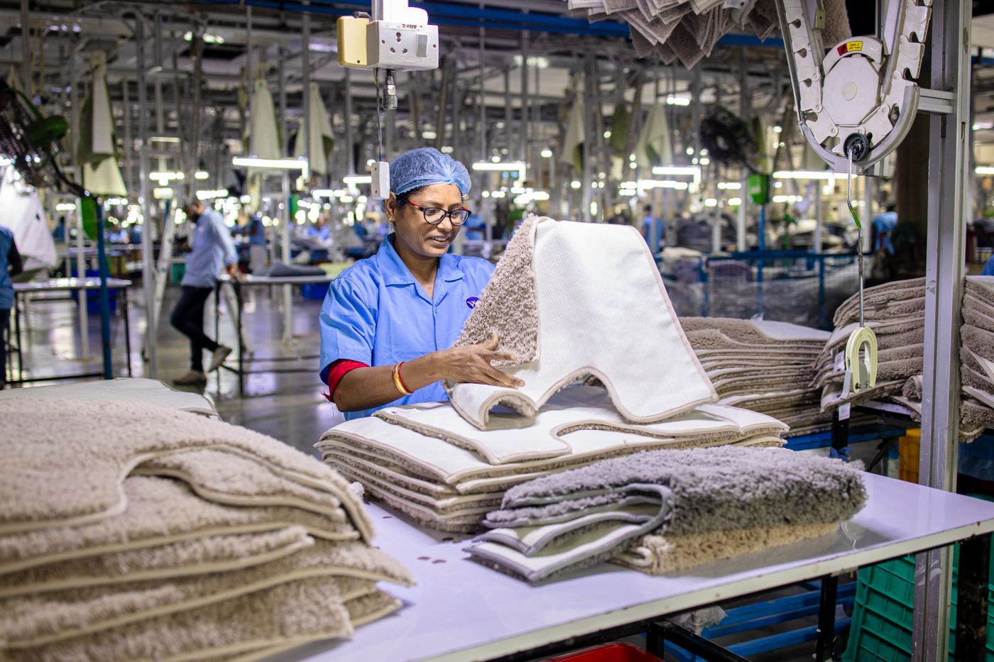 Factory warehouse and production inventory