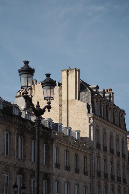 Elegant historical architecture captured in Bordeaux, highlighting classic French style.