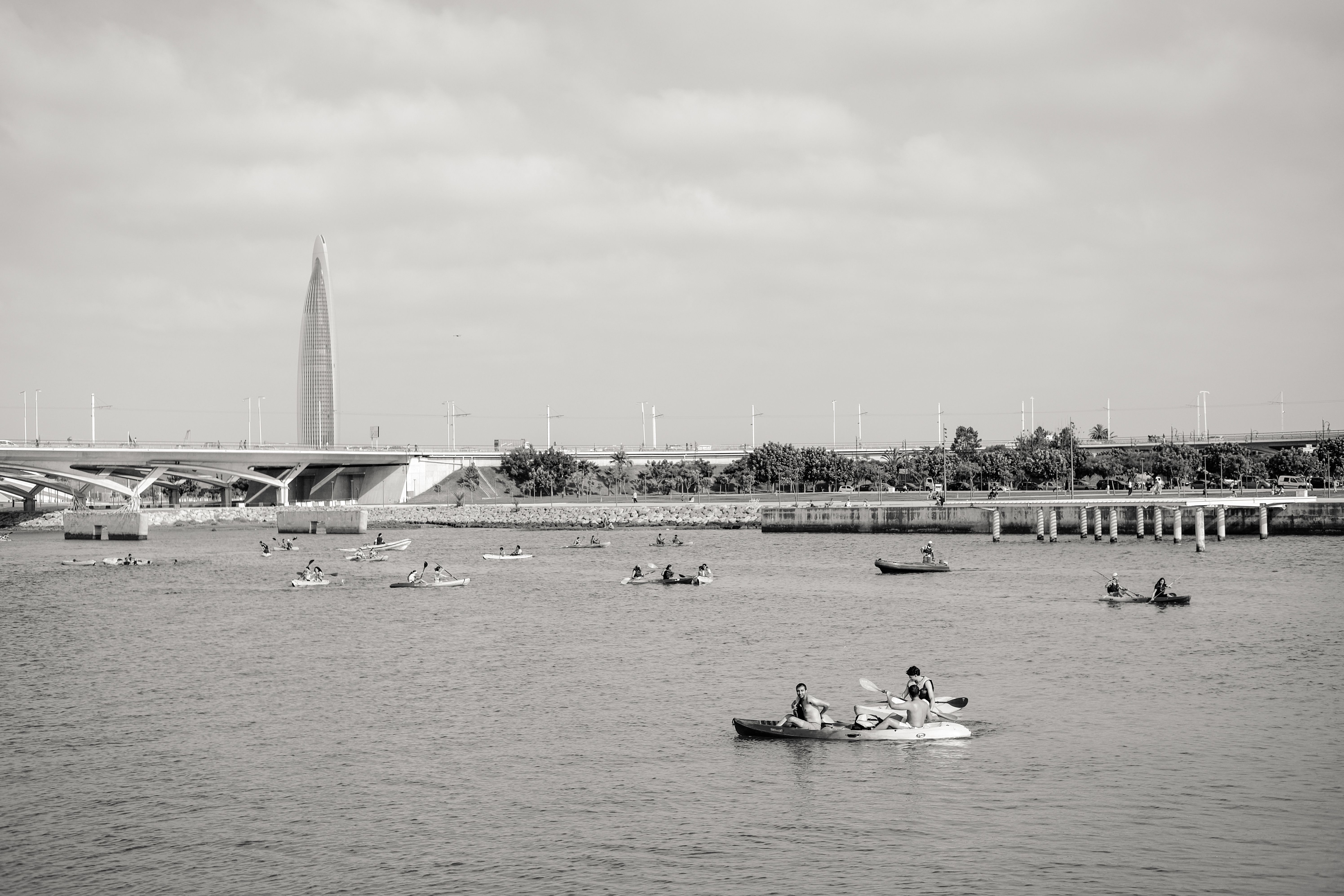 Kayak En El Río Bouregreg En Rabat · Foto de stock gratuita