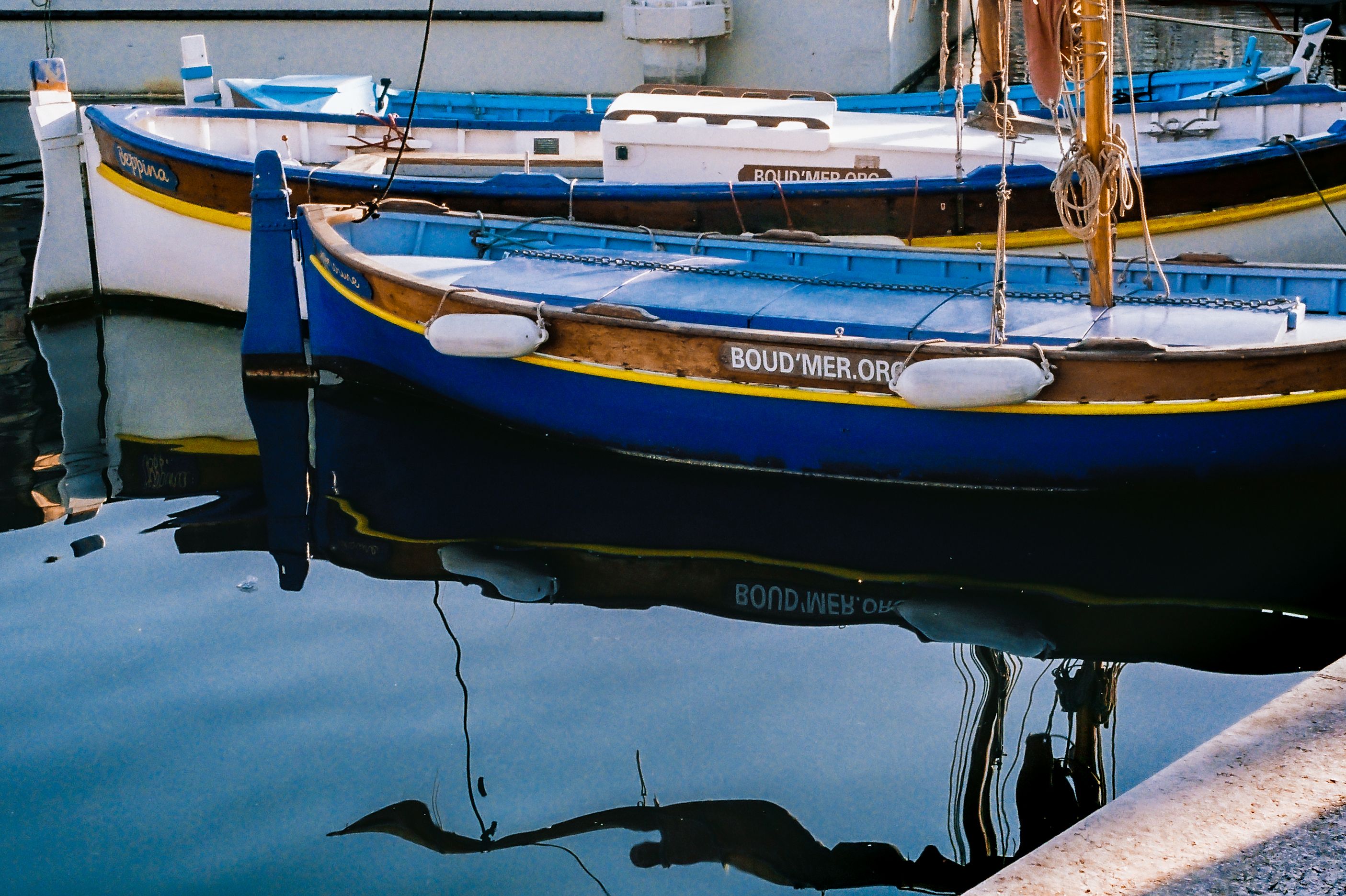Colorful Boats Docked in Marseille Harbor · Free Stock Photo