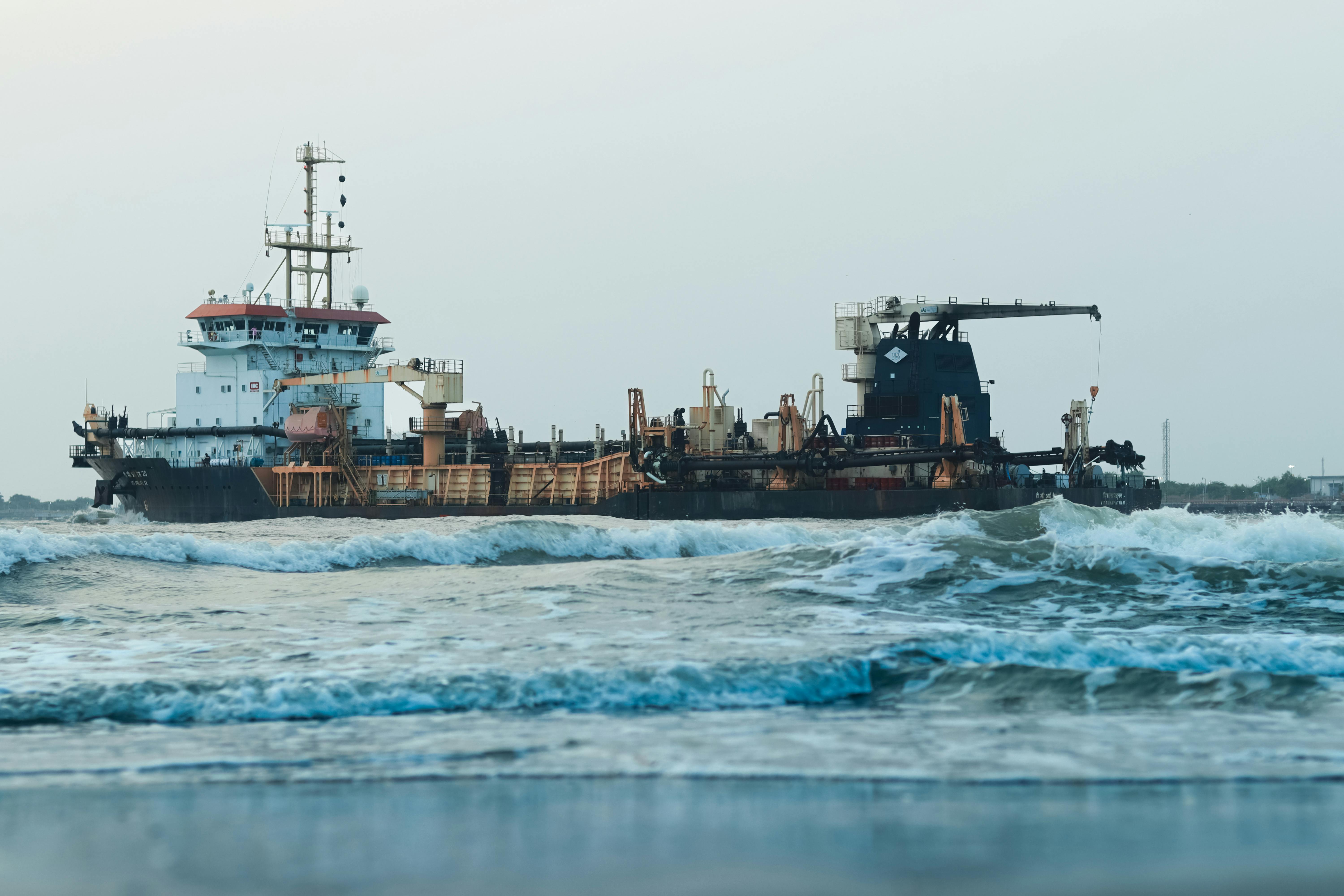 Modern shipping port with cranes and containers, symbolizing international trade connectivity