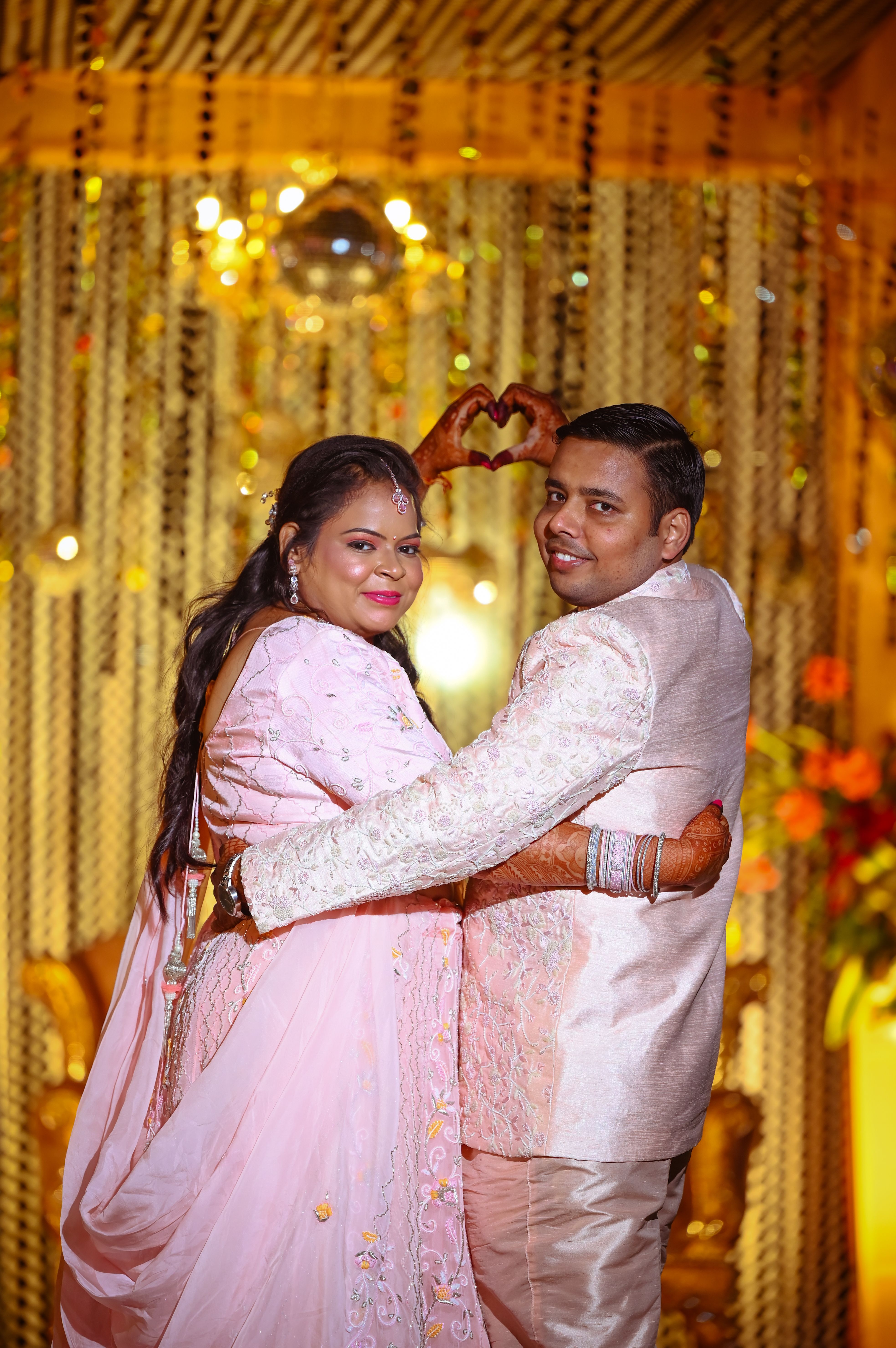 Beautiful Indian Wedding Couple Portrait · Free Stock Photo