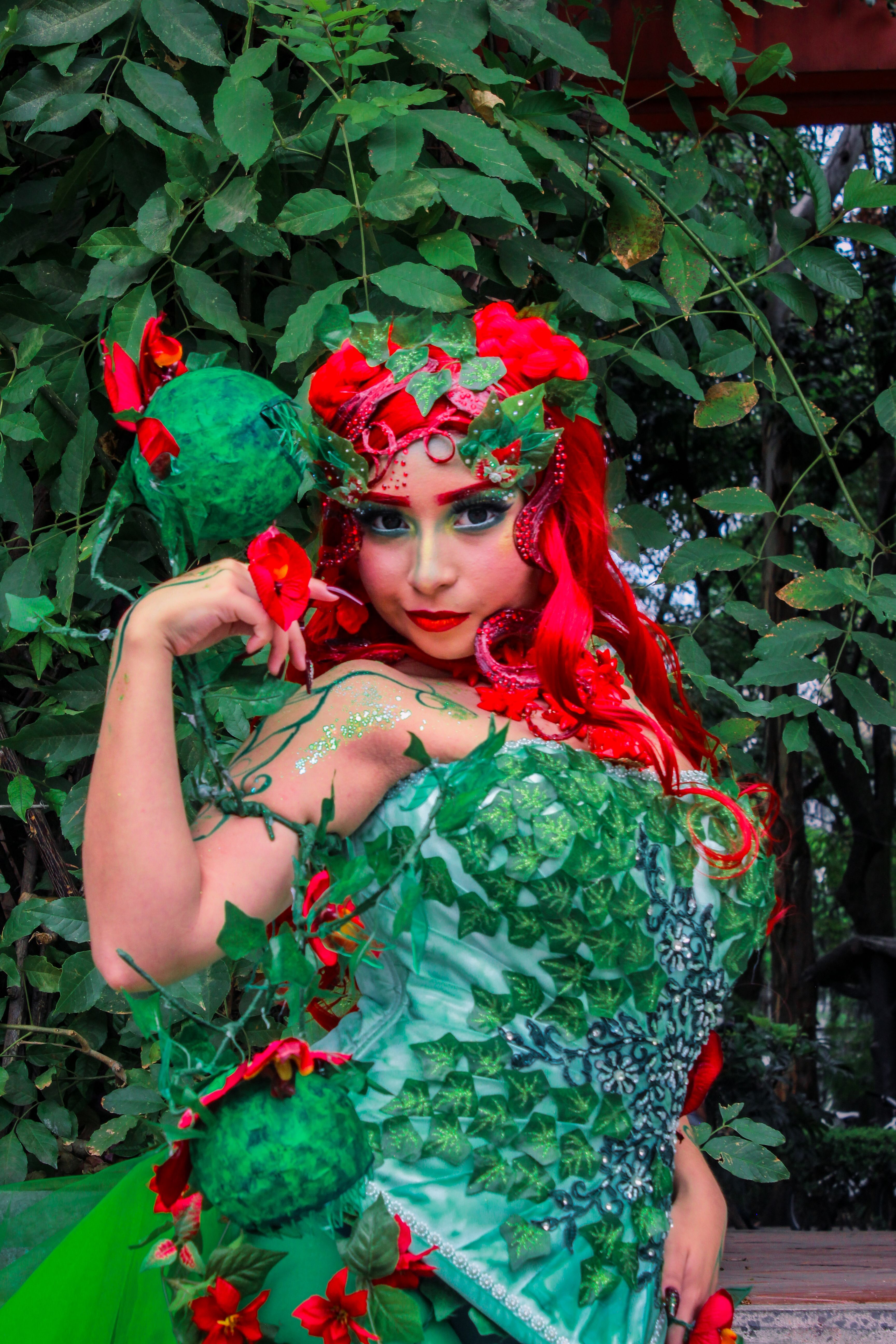 Vibrant Fantasy Cosplay in Nature · Free Stock Photo