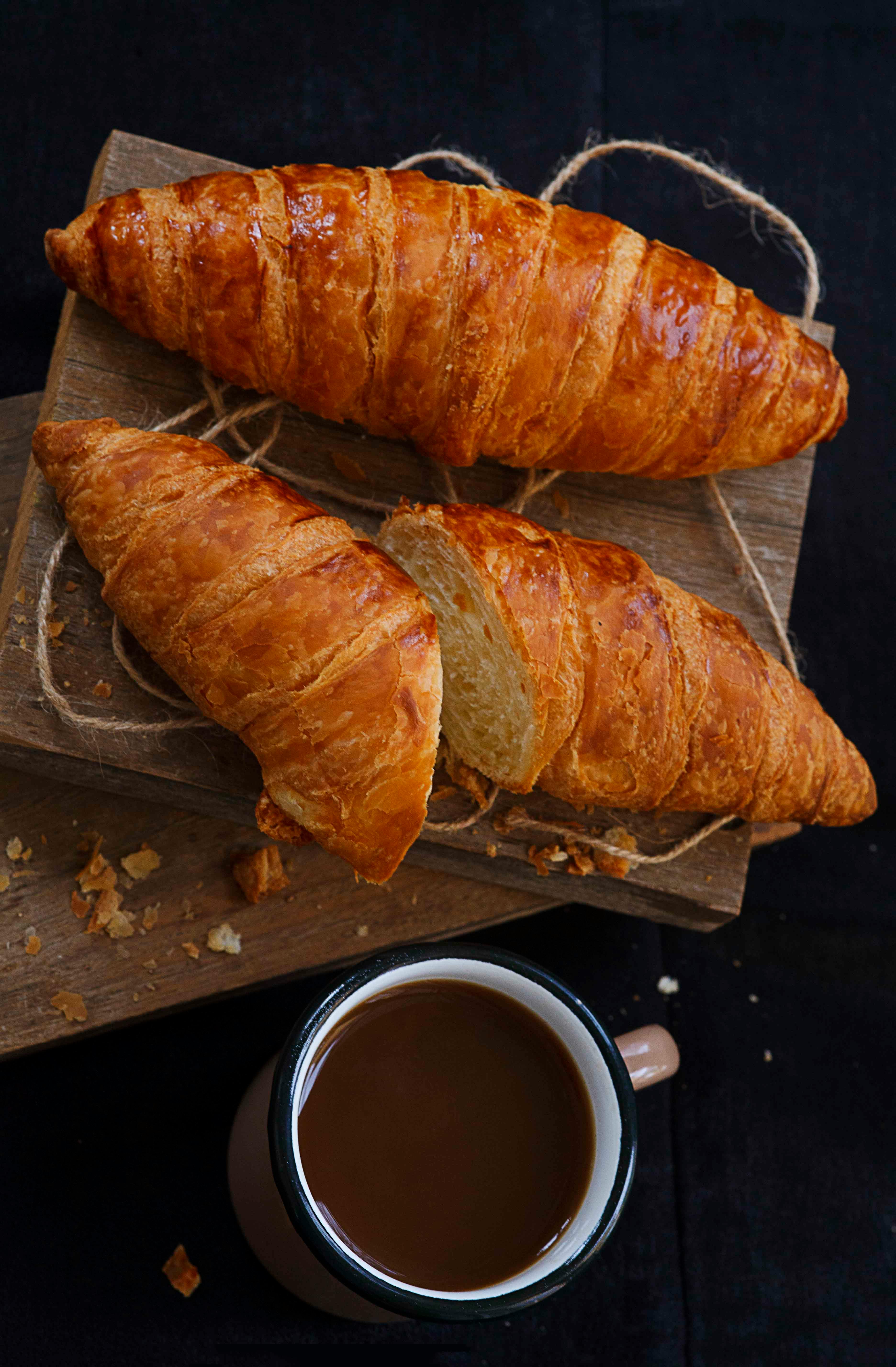 Bakery Pastries and Coffee at Home