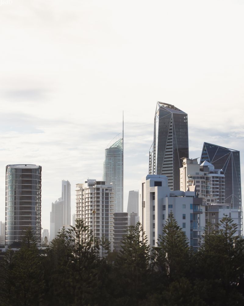 Modern skyline of Broadbeach, Queensland