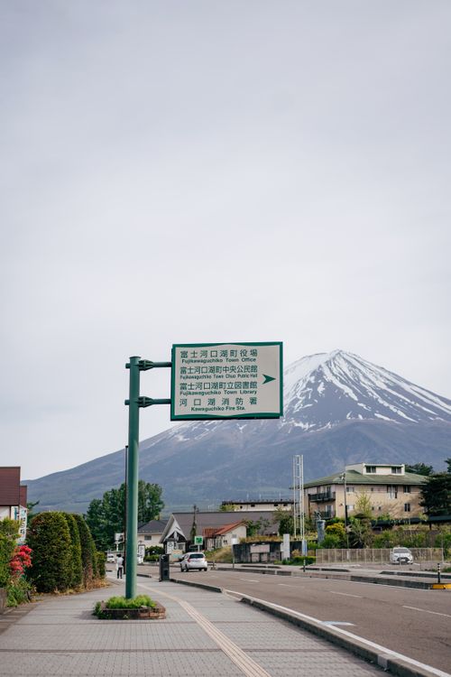 Scenic View of Mount Fuji from Yokosuka Street · Free Stock Photo