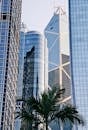 Skyscrapers in Hong Kong Financial District