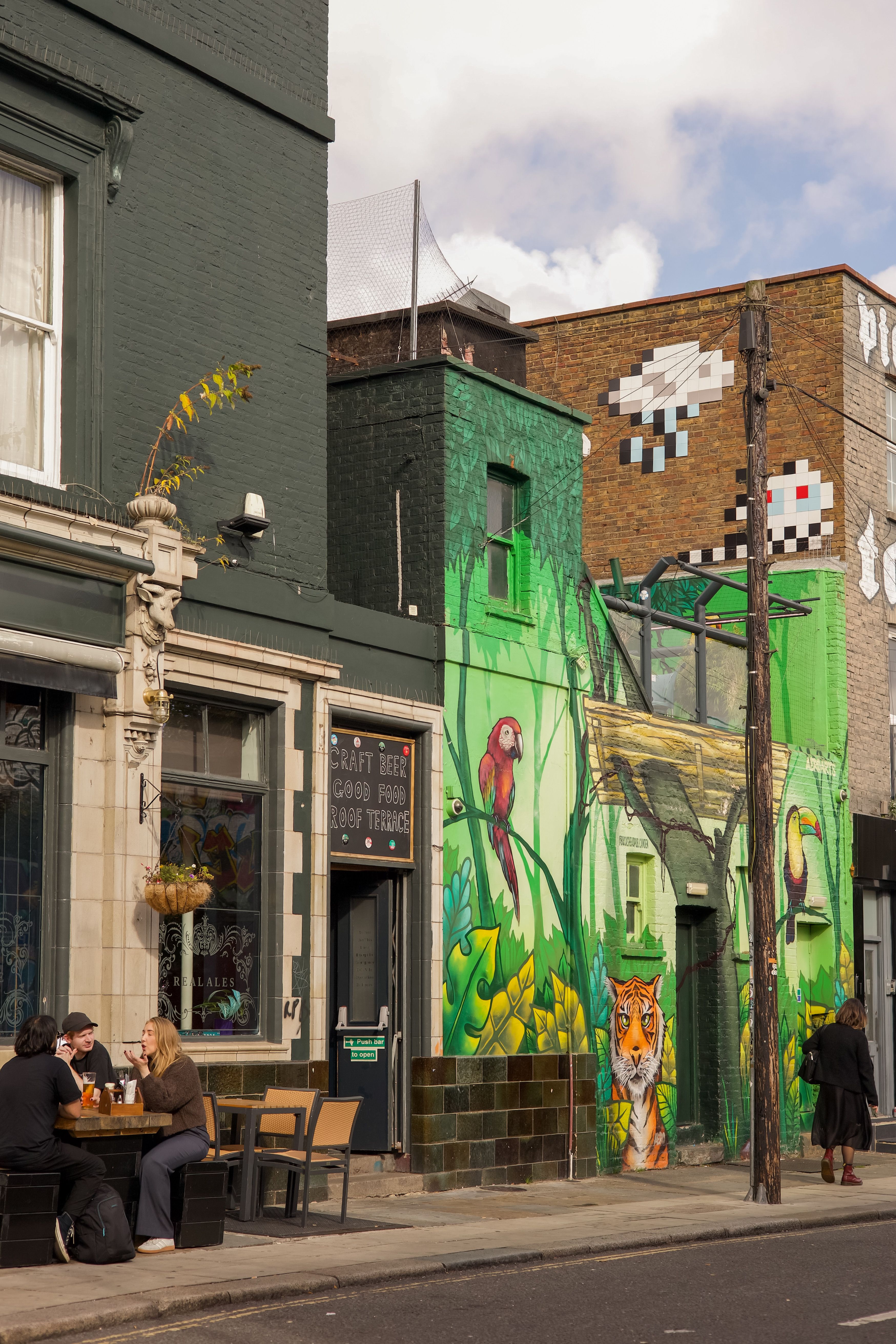 Street Art on a London Building Wall · Free Stock Photo
