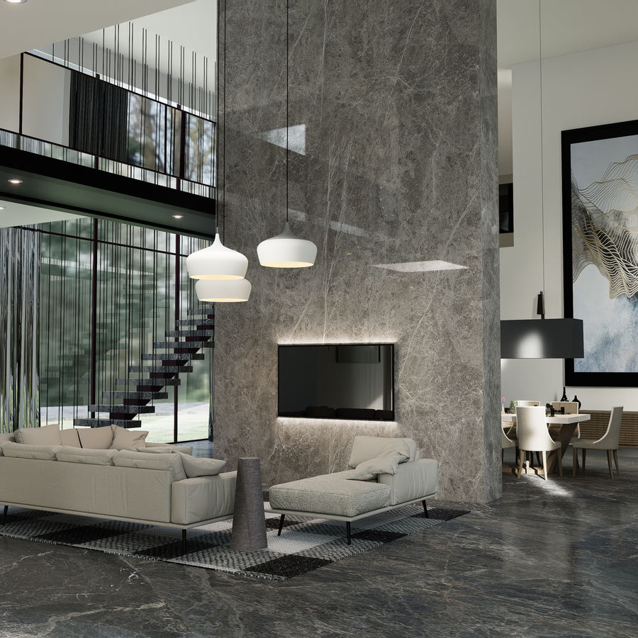 Business Bay studio apartment living room