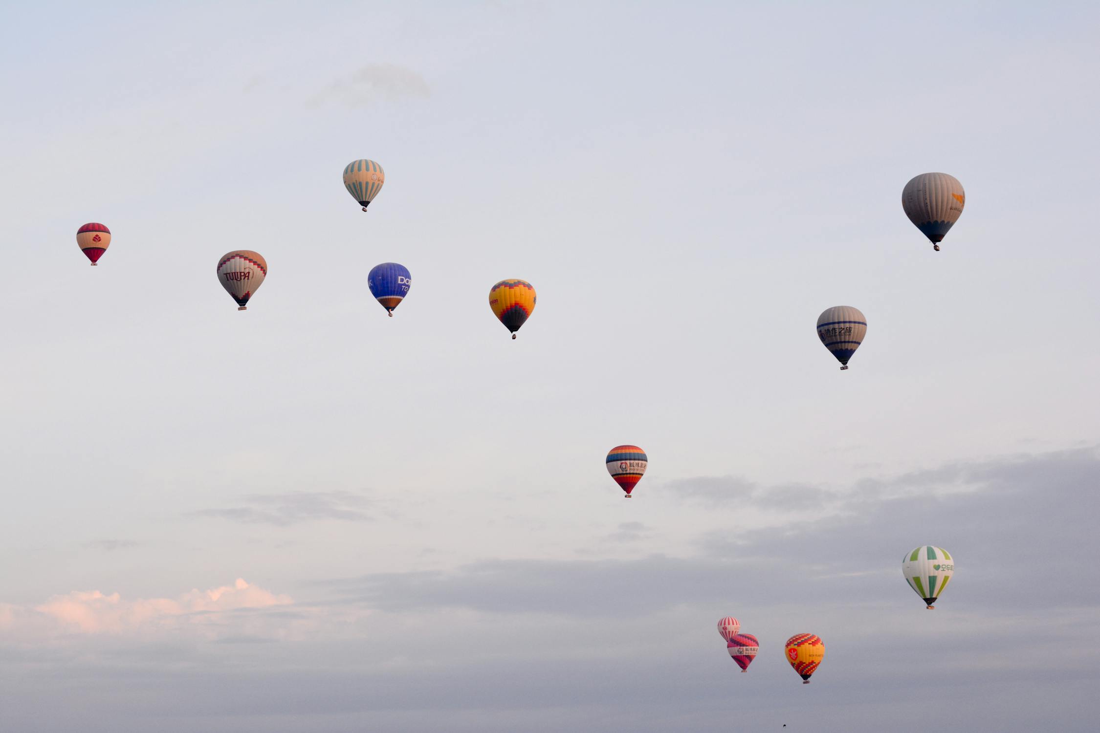Hot Air Balloons in the Sky of Cappadocia most beautiful places in the world