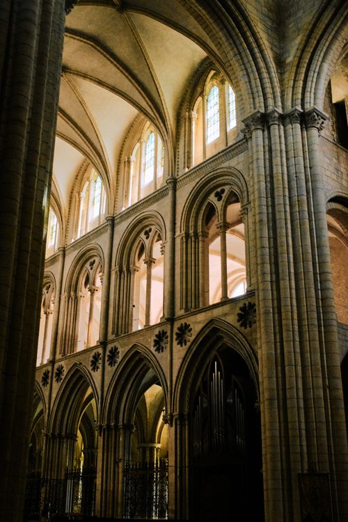 Free Explore the stunning Gothic architecture of a historic landmark in Caen, Normandie, France. Stock Photo