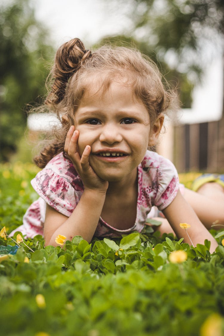 Photo Of Girl Laying On The Ground