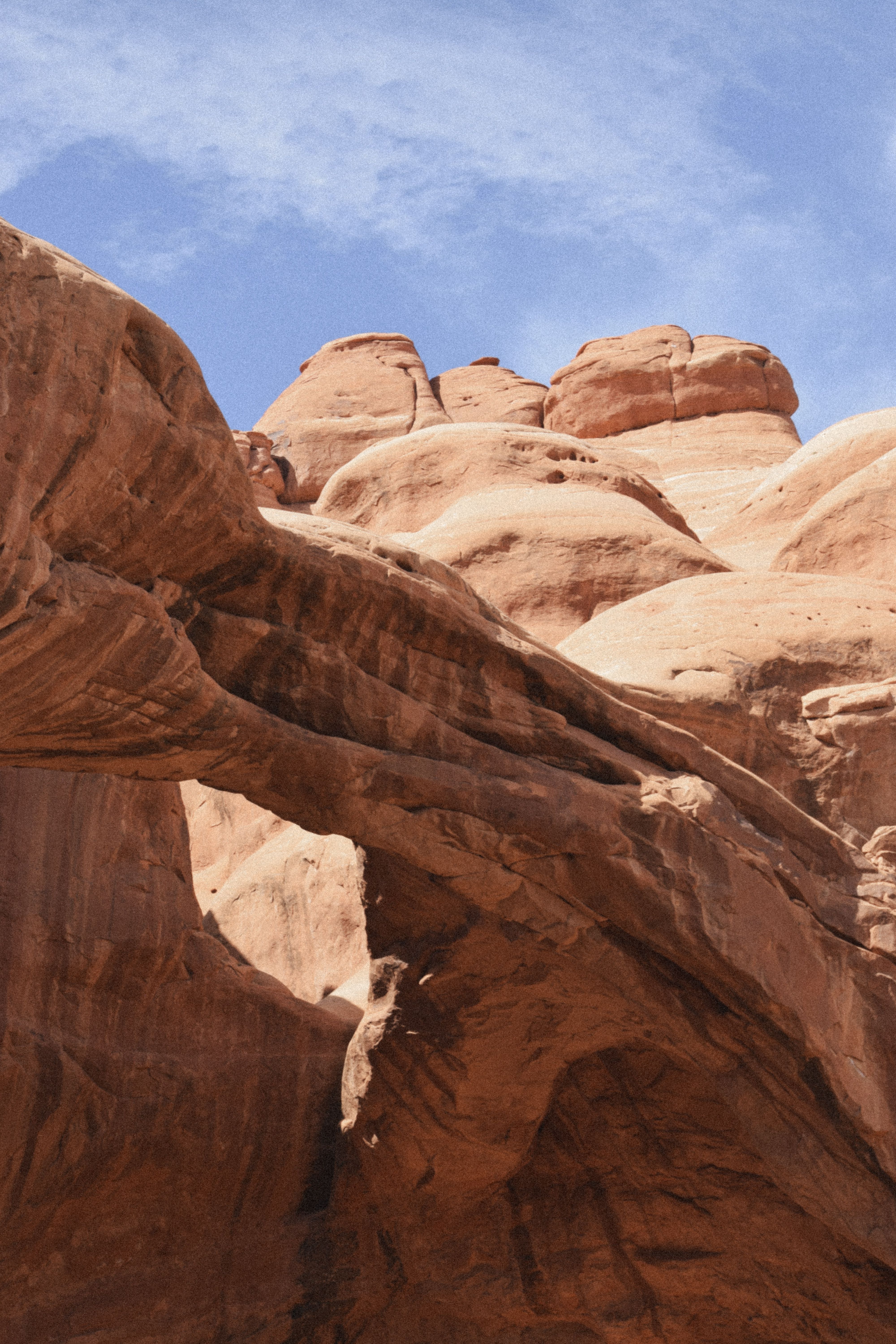 Majestic Red Rock Formations Under Blue Sky · Free Stock Photo