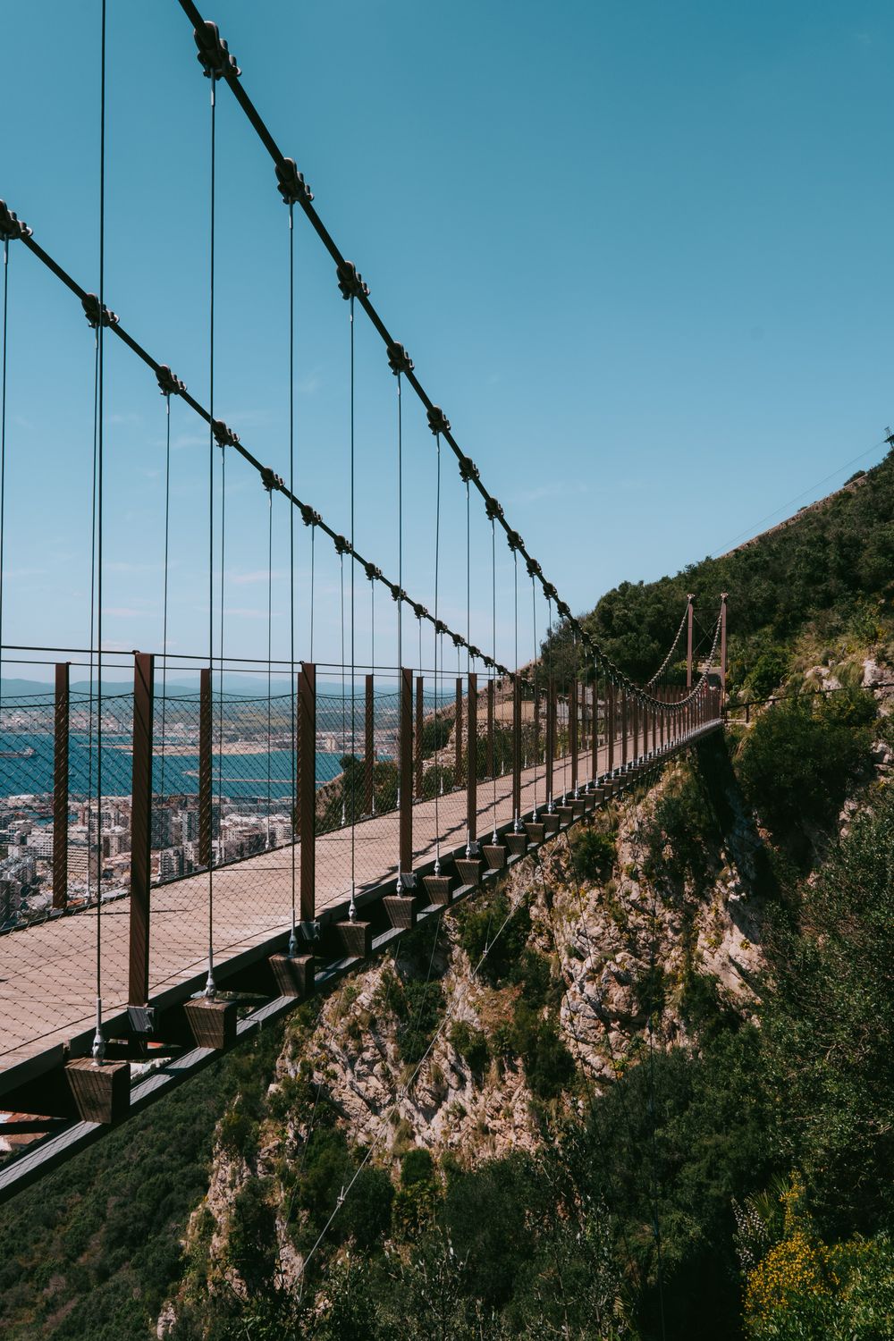 Windsor Suspension Bridge in Gibraltar - Scenic View · Free Stock Photo