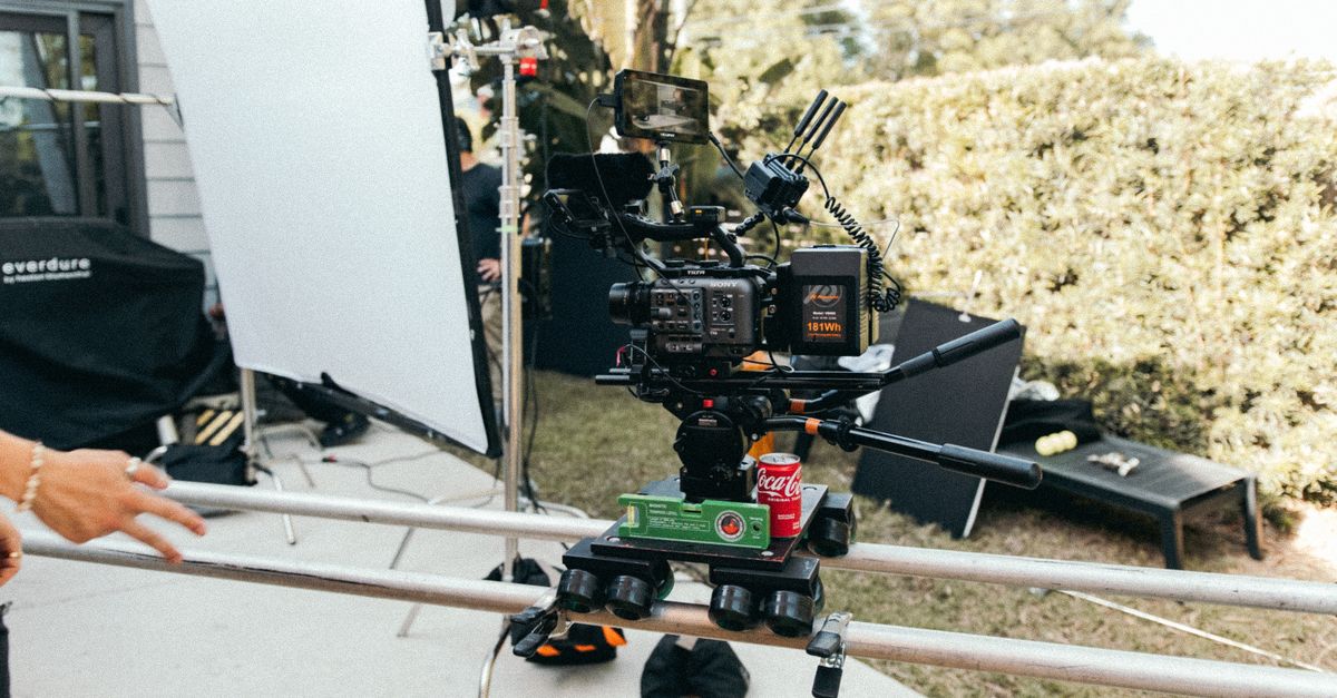 Behind the Scenes on a Film Set with Camera Equipment · Free Stock Photo