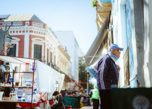 San Telmo antique market Sunday — Buenos Aires