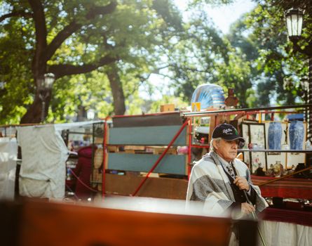 San Telmo antique market Sunday — Buenos Aires