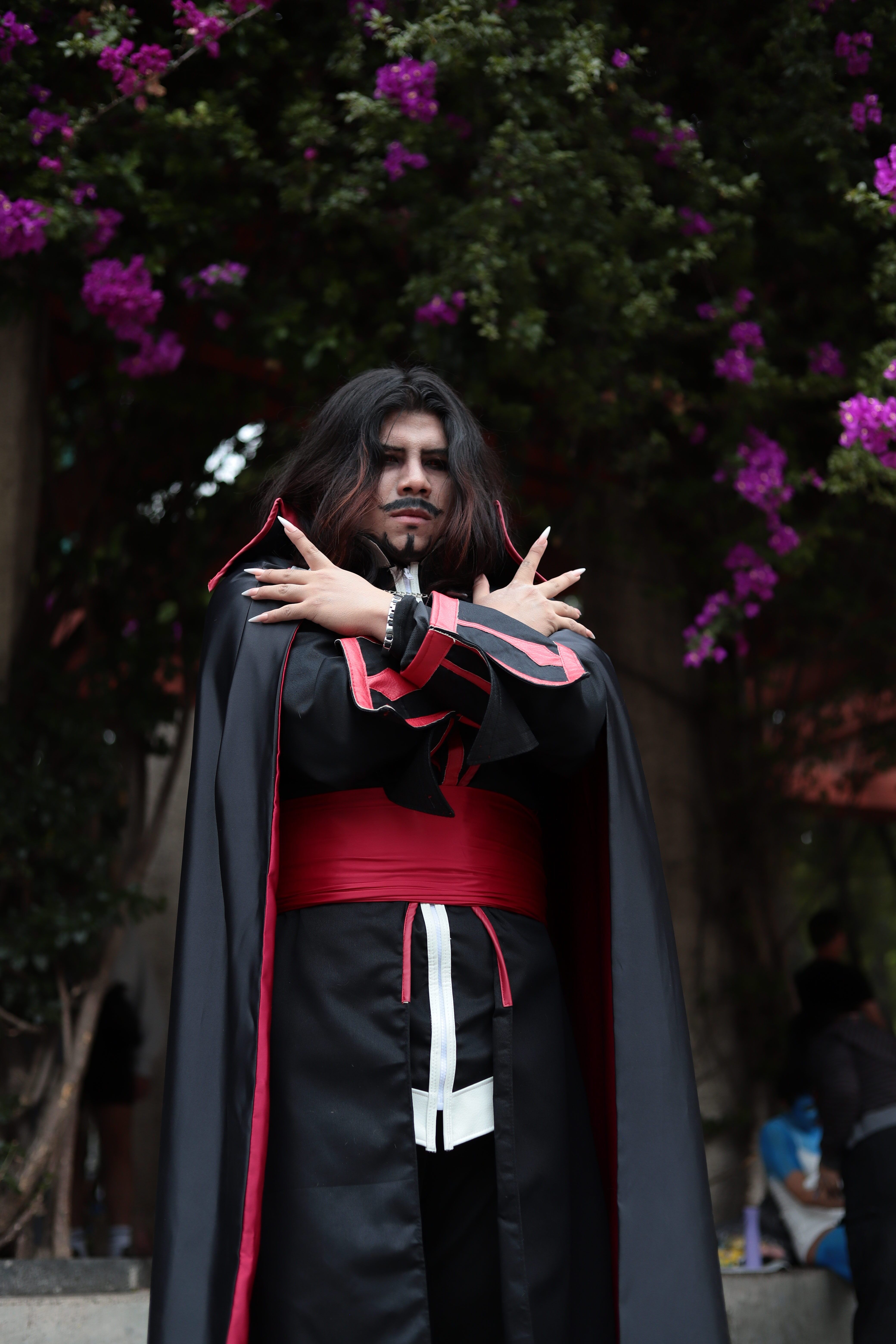 Fantasy Cosplay in Lush Garden Setting